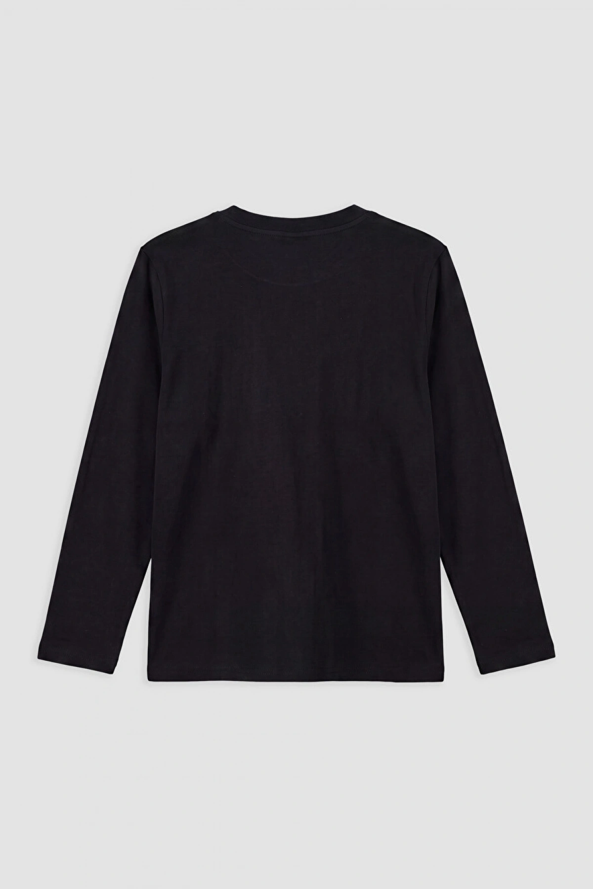 LCW Kids Siyah Basic Erkek Çocuk Tişört