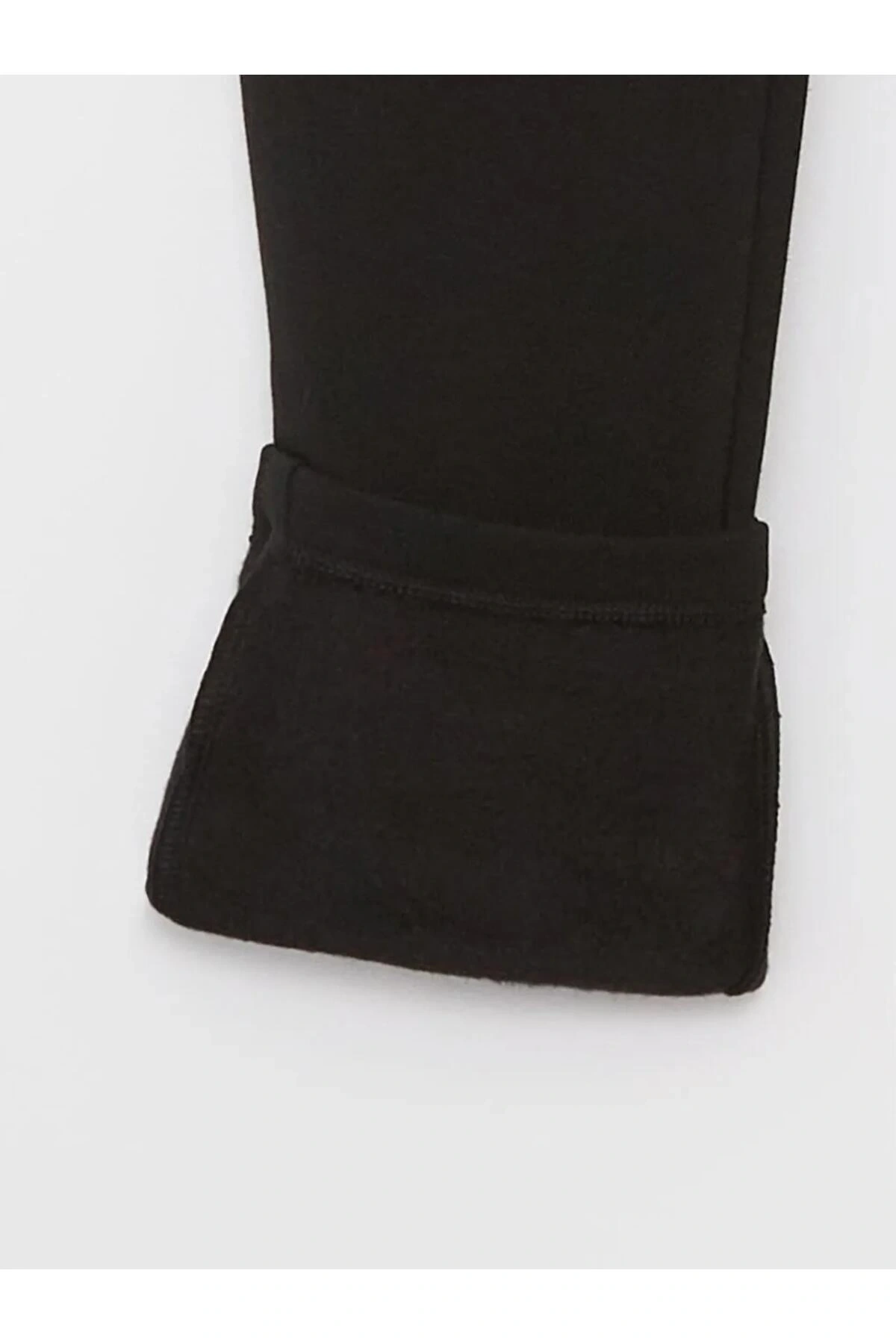 LCW Kids Siyah Beli Lastikli Basic Kız Çocuk Eşofman Altı