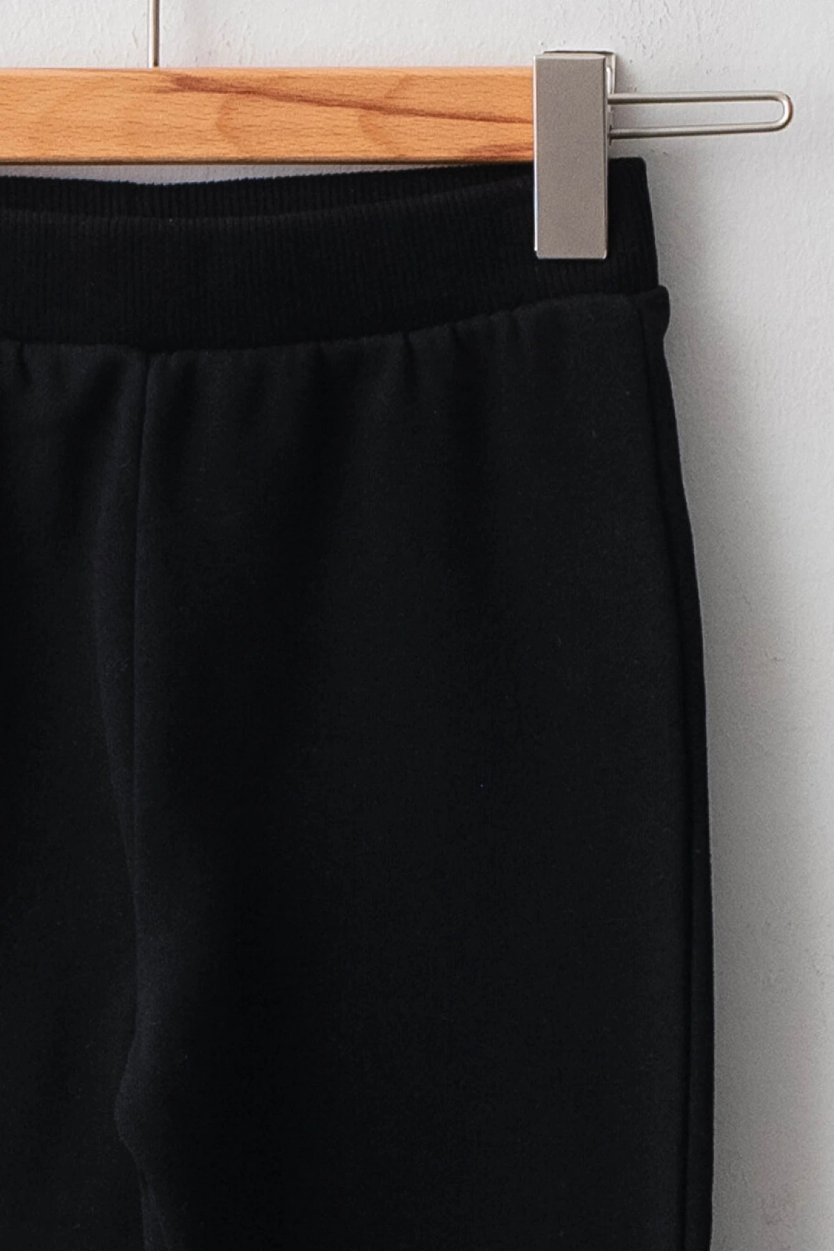 LCW Kids Siyah Beli Lastikli Basic Kız Çocuk Jogger Eşofman Altı