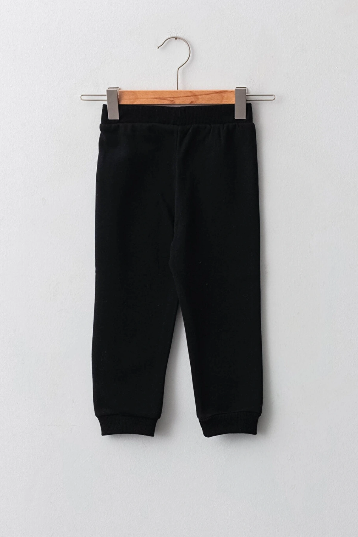 LCW Kids Siyah Beli Lastikli Basic Kız Çocuk Jogger Eşofman Altı