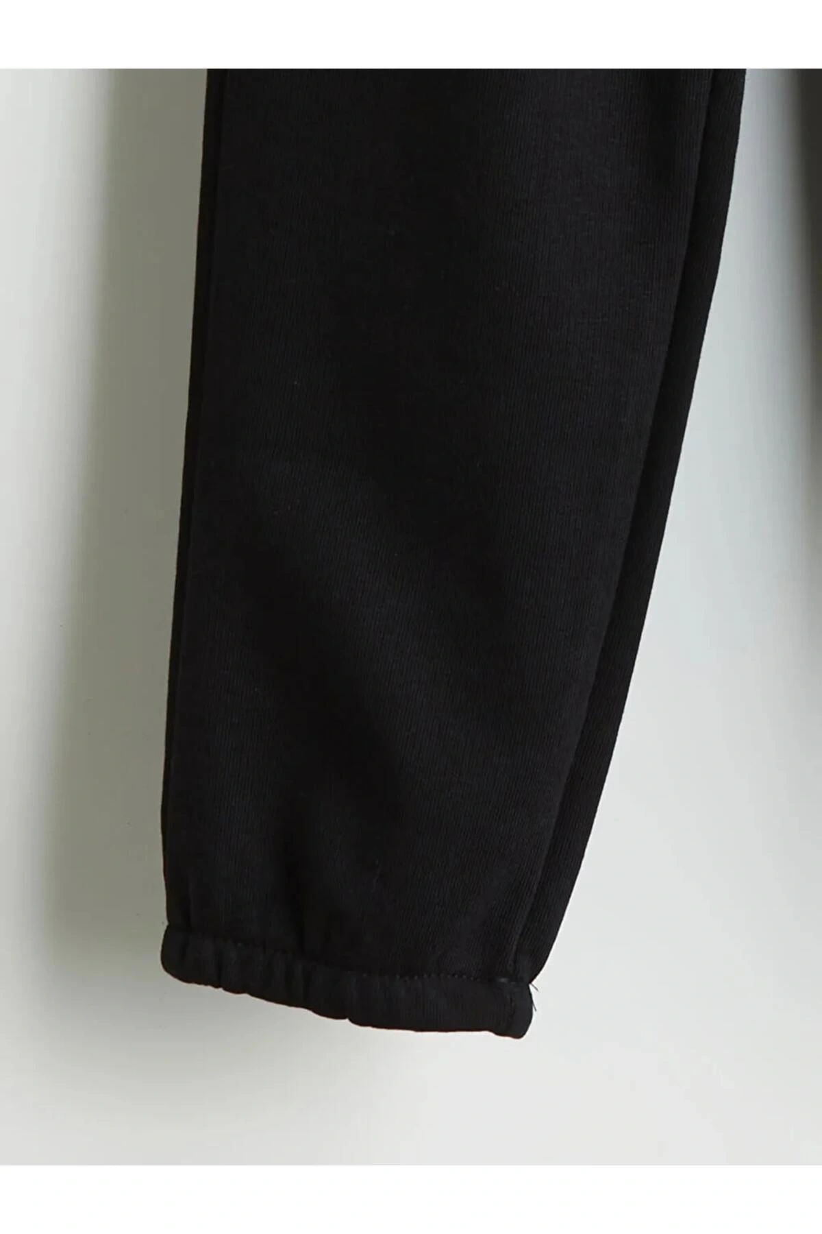 LCW Kids Siyah Beli Lastikli Erkek Çocuk Jogger Eşofman Altı