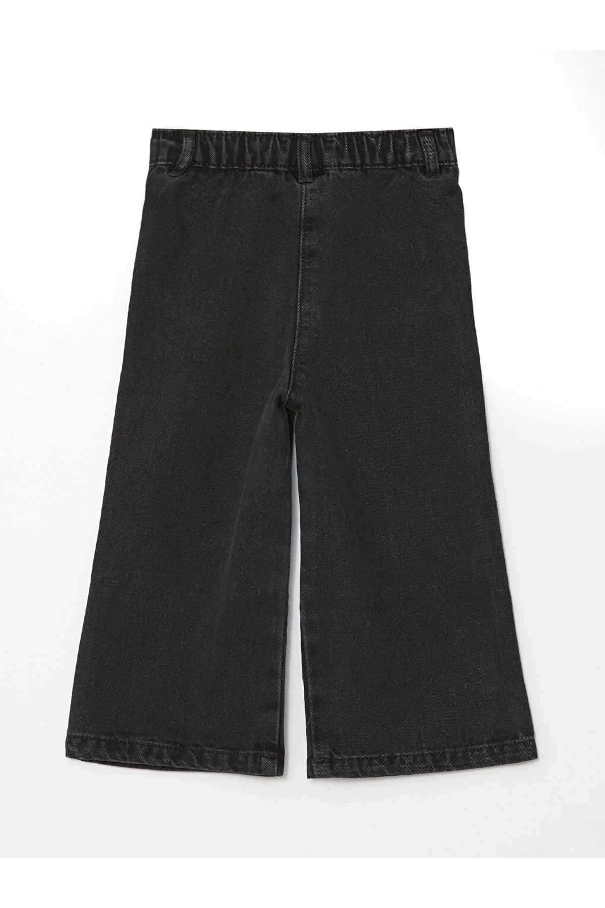 Lcw Kids Siyah Beli Lastikli Kız Bebek Jean Pantolon