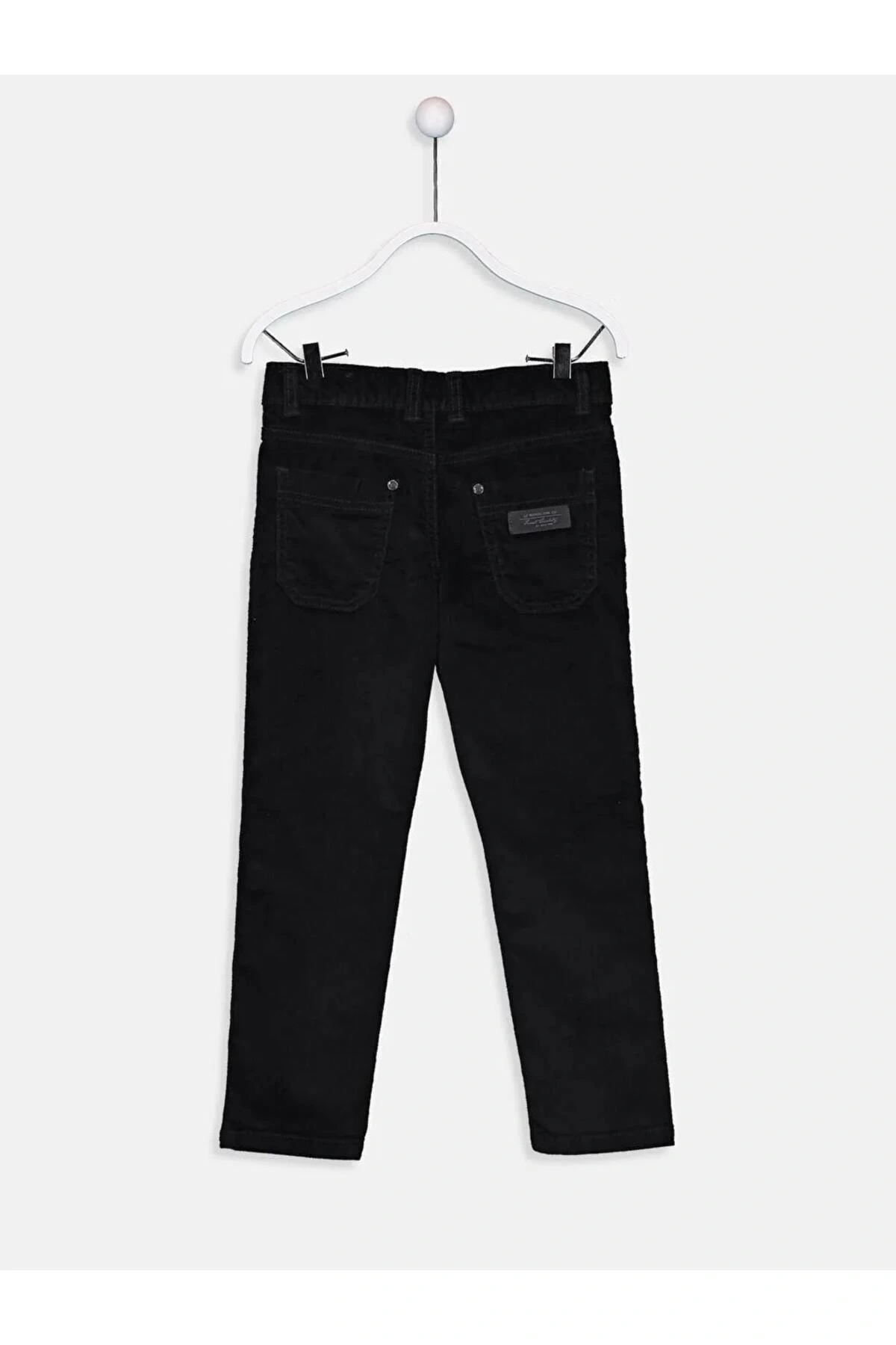 LCW Kids Siyah Skinny Kadife Erkek Çocuk Pantolon