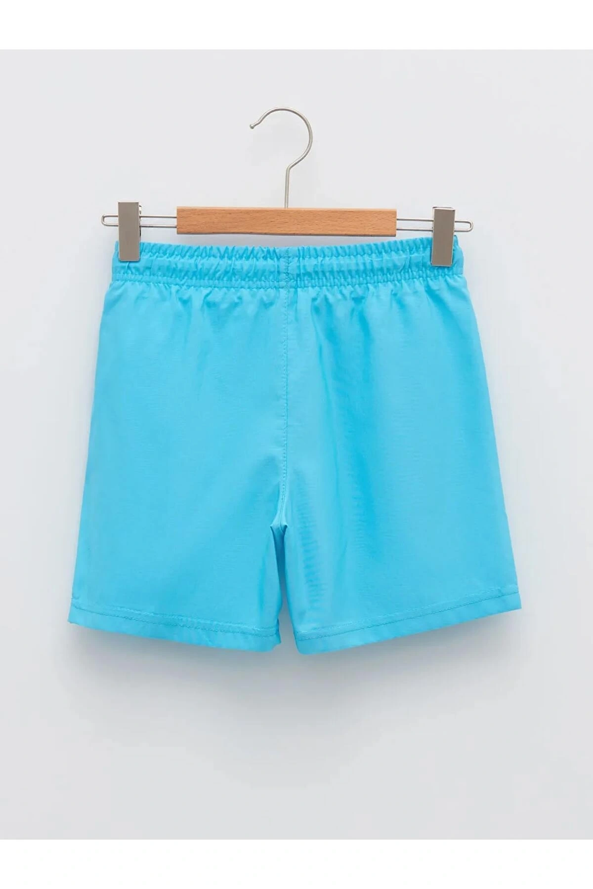 LCW Kids Turkuaz Beli Lastikli Basic Erkek Çocuk Deniz Şortu