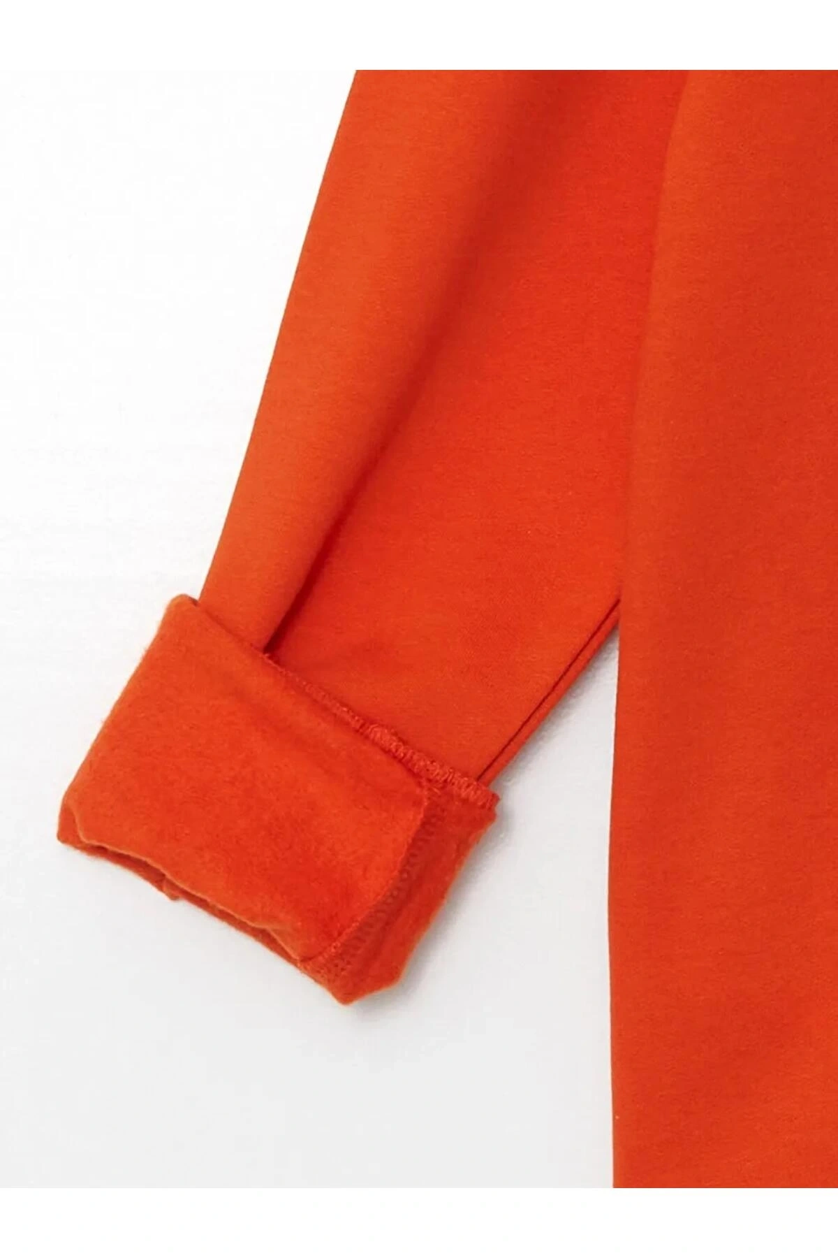 LCW Kids Turuncu Bisiklet Yaka Erkek Çocuk Sweatshirt