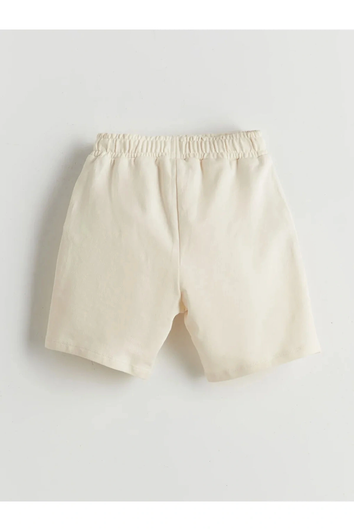 LCW Kids Yeşil Beli Lastikli Erkek Çocuk Şort