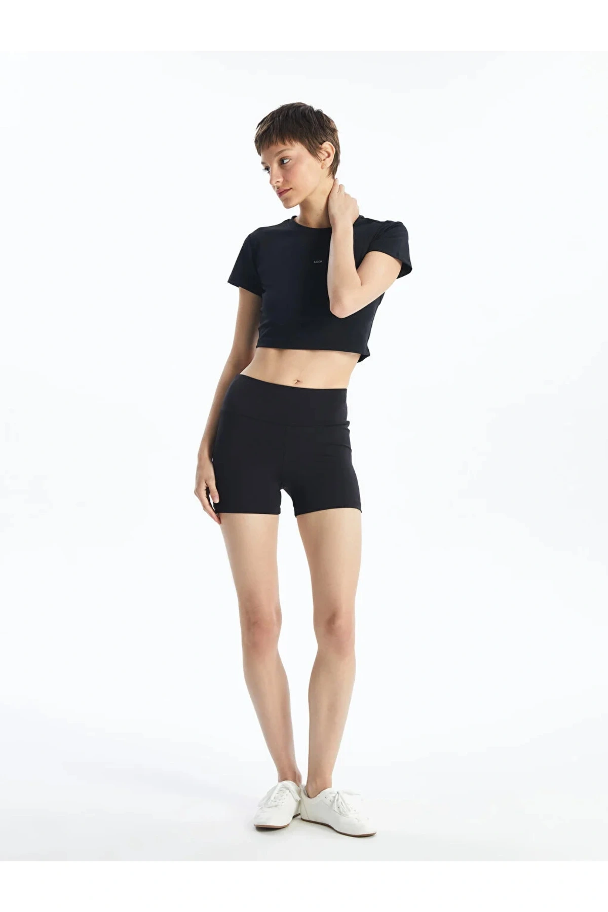 LCW Vision Beli Lastikli Kadın Şort Tayt