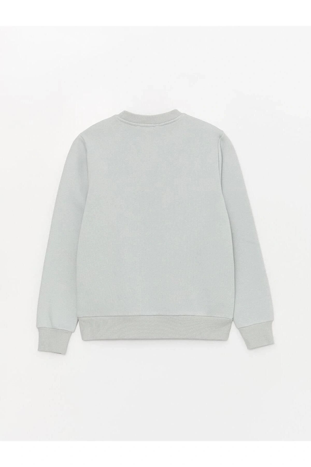 LCW Vision Bisiklet Yaka Baskılı Uzun Kollu Kadın Sweatshirt