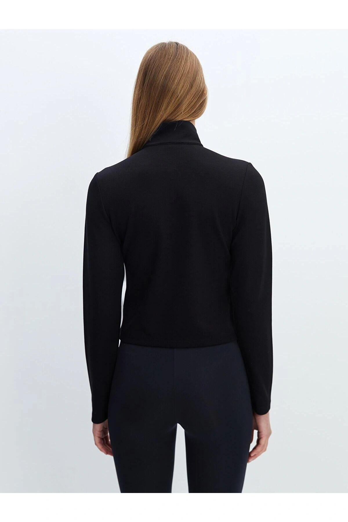 LCW Vision  Dik Yaka Kadın Fermuarlı Sweatshirt