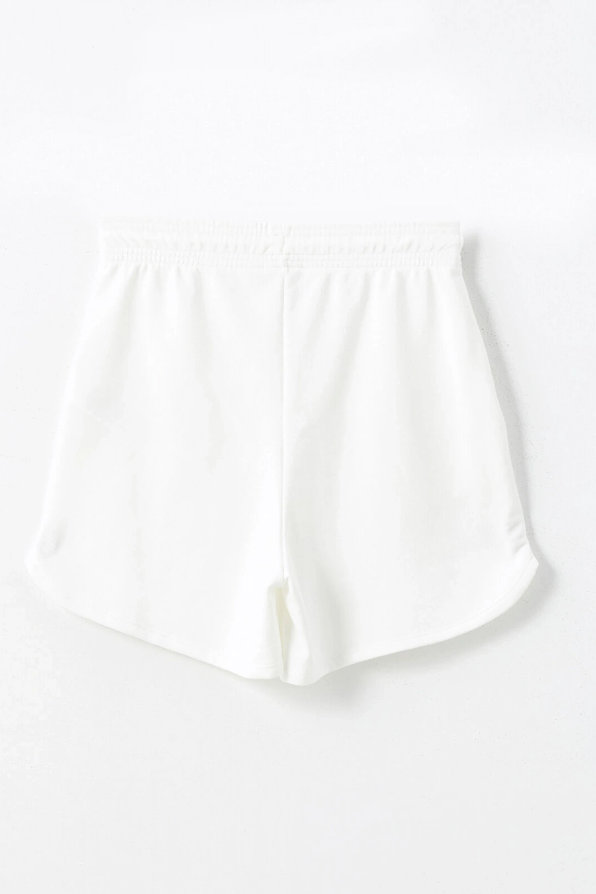 LCW Vision Ekru Beli Lastikli Kadın Şort