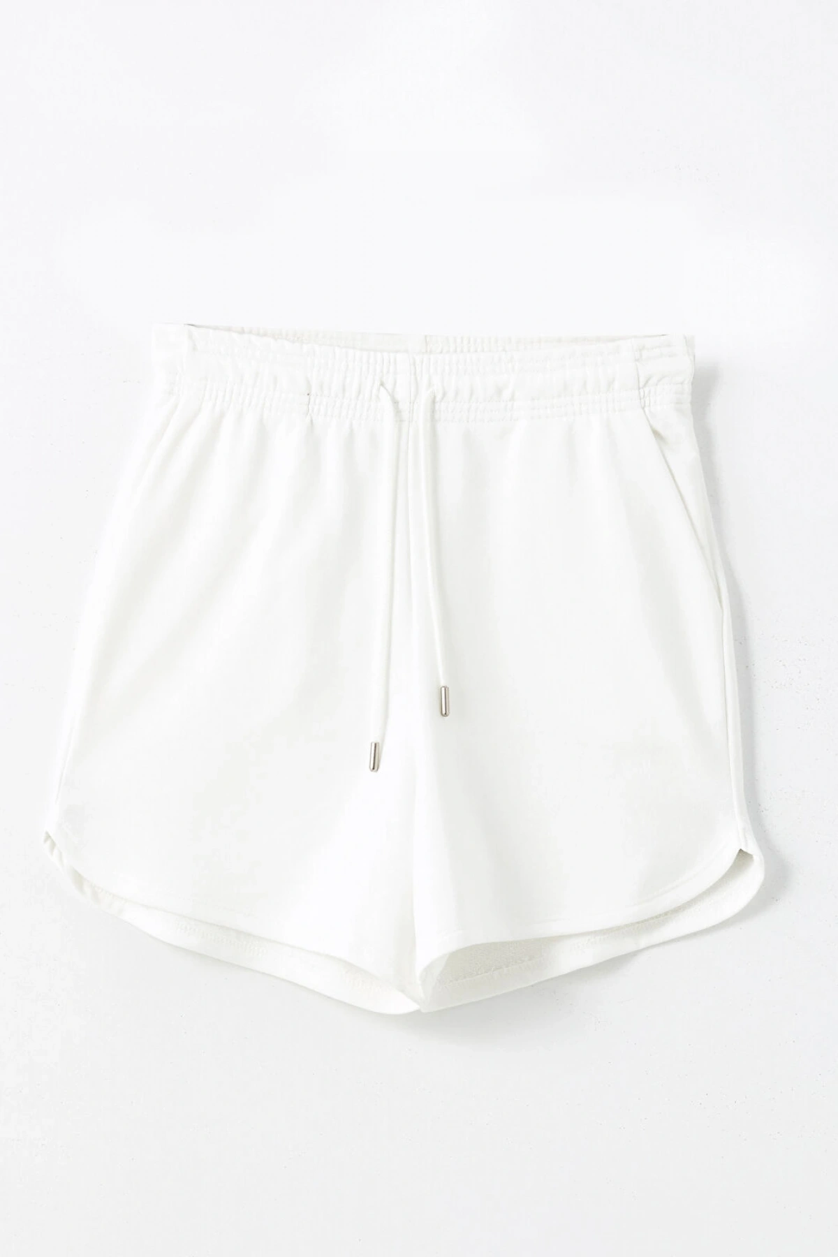 LCW Vision Ekru Beli Lastikli Kadın Şort