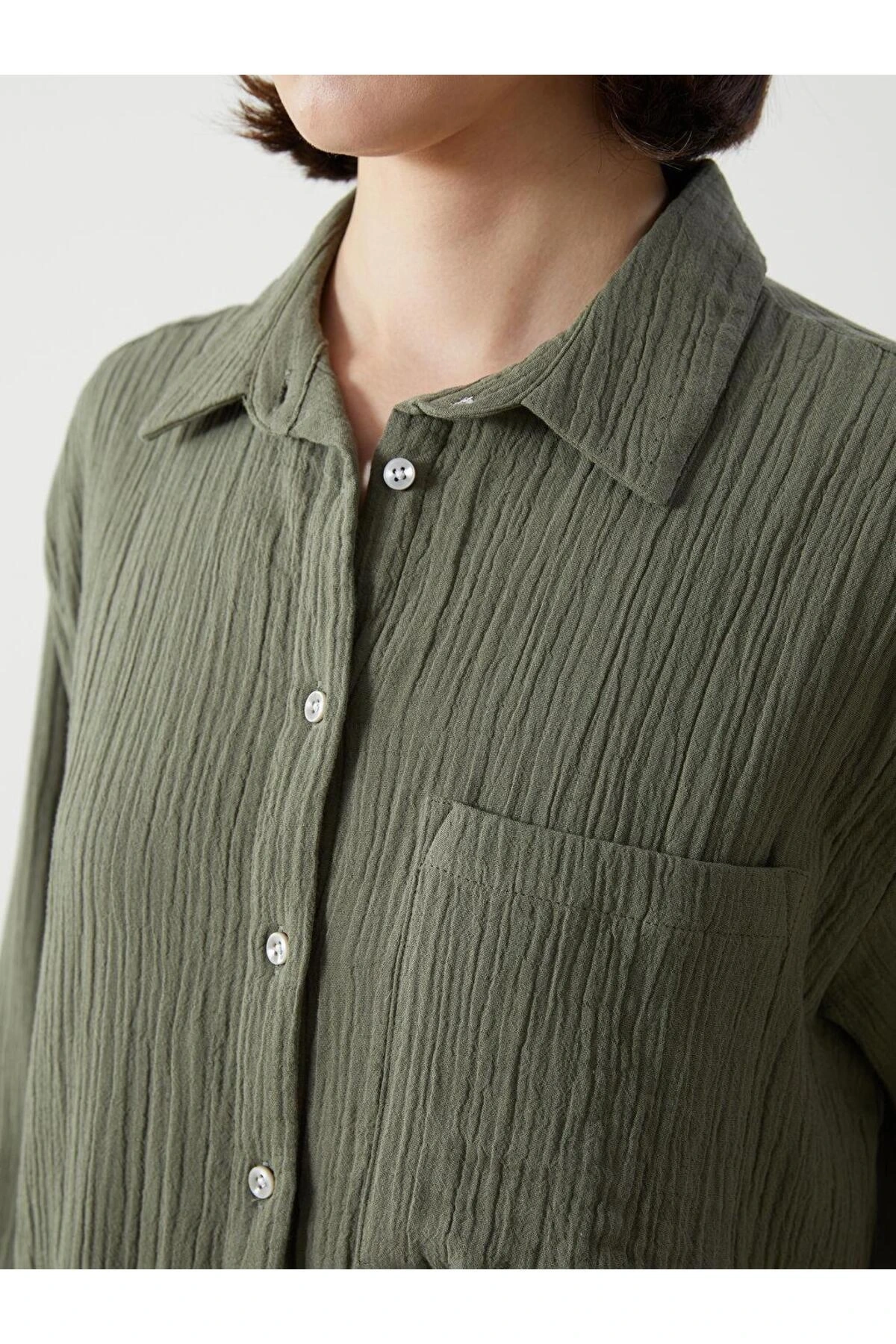 LCW Vision Loose Fit Kadın Gömlek