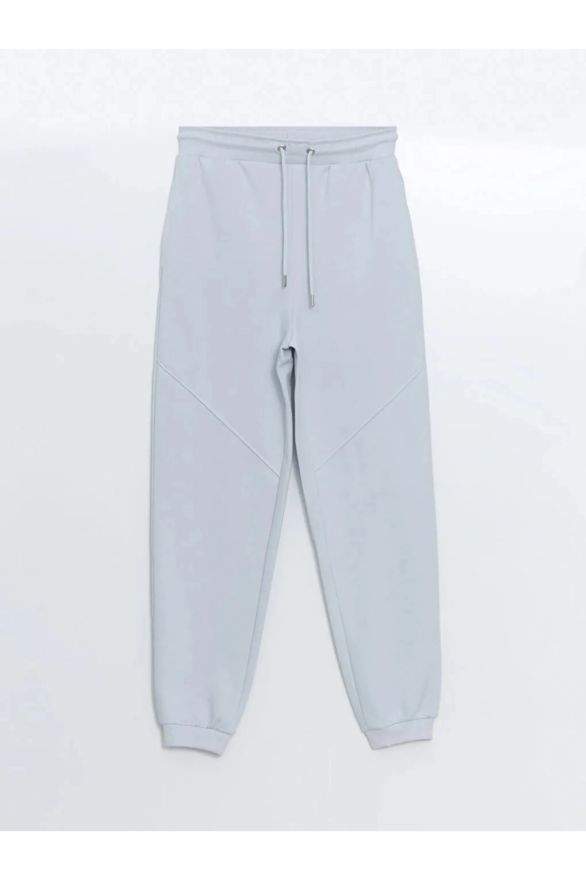 LCW Vision Mat Mavi Kadın Beli Lastikli Düz Jogger Eşofman Altı