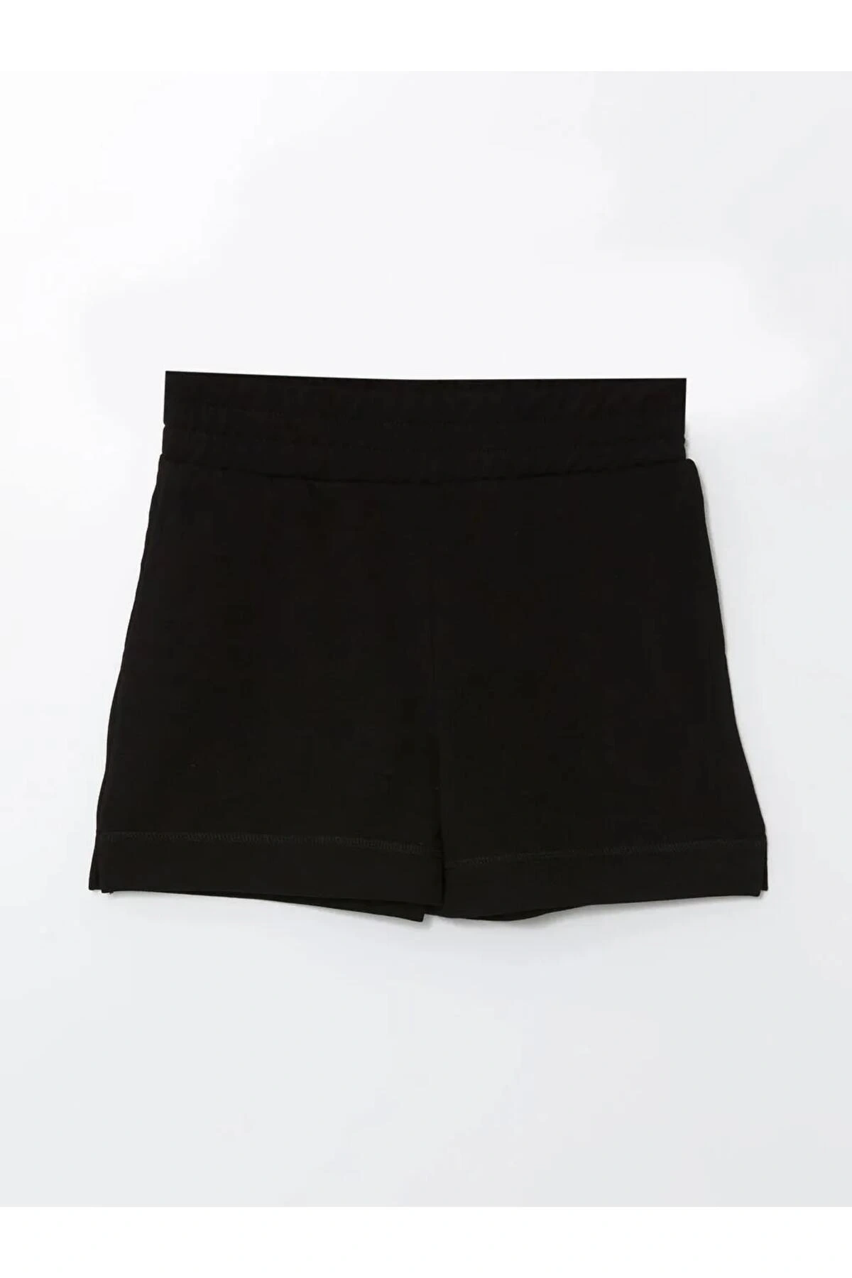 LCW Vision Siyah Beli Lastikli Kadın Şort