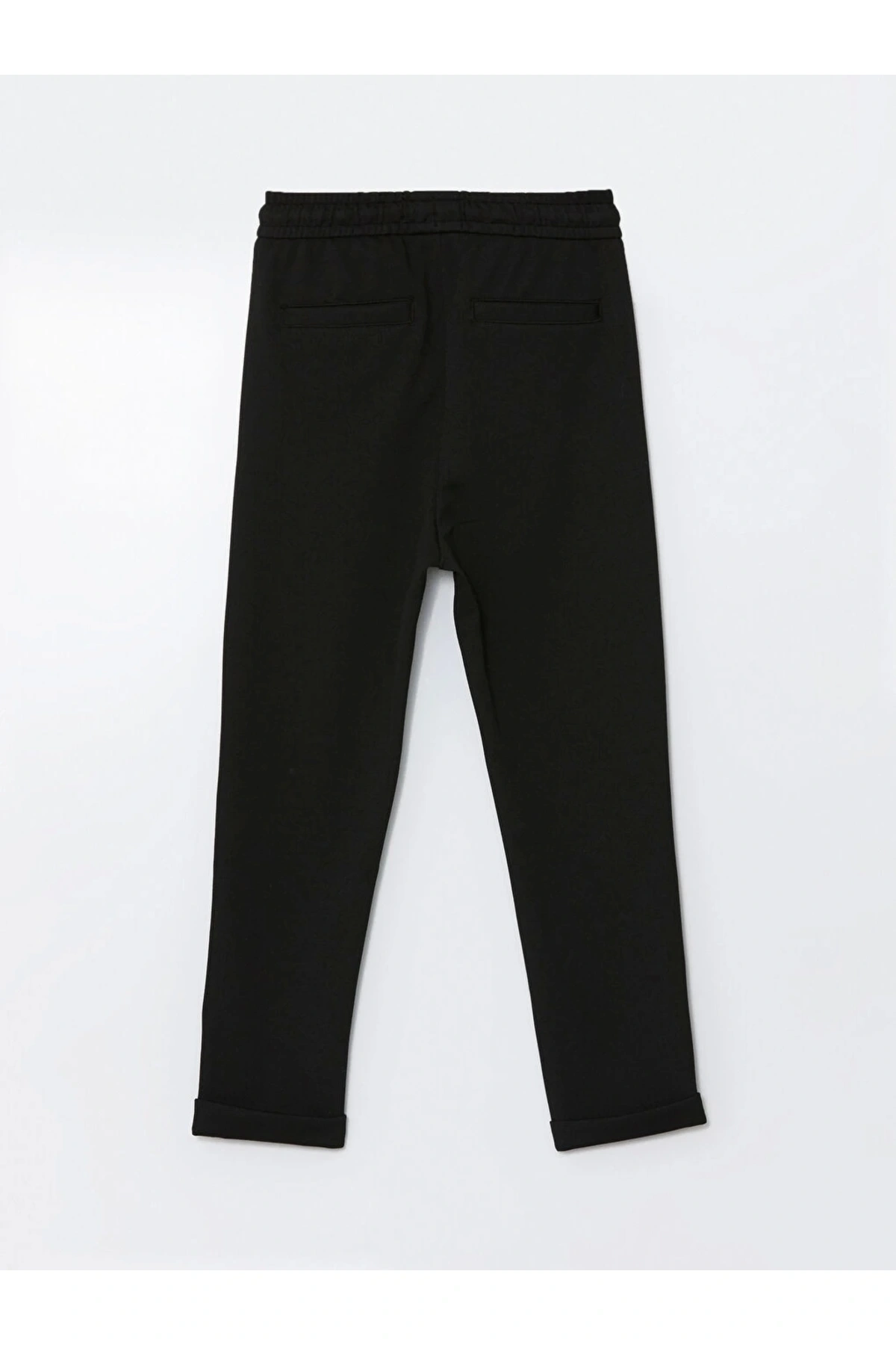 Lcw Vision Siyah Beli Lastikli Slim Fit Erkek Çocuk Pantolon