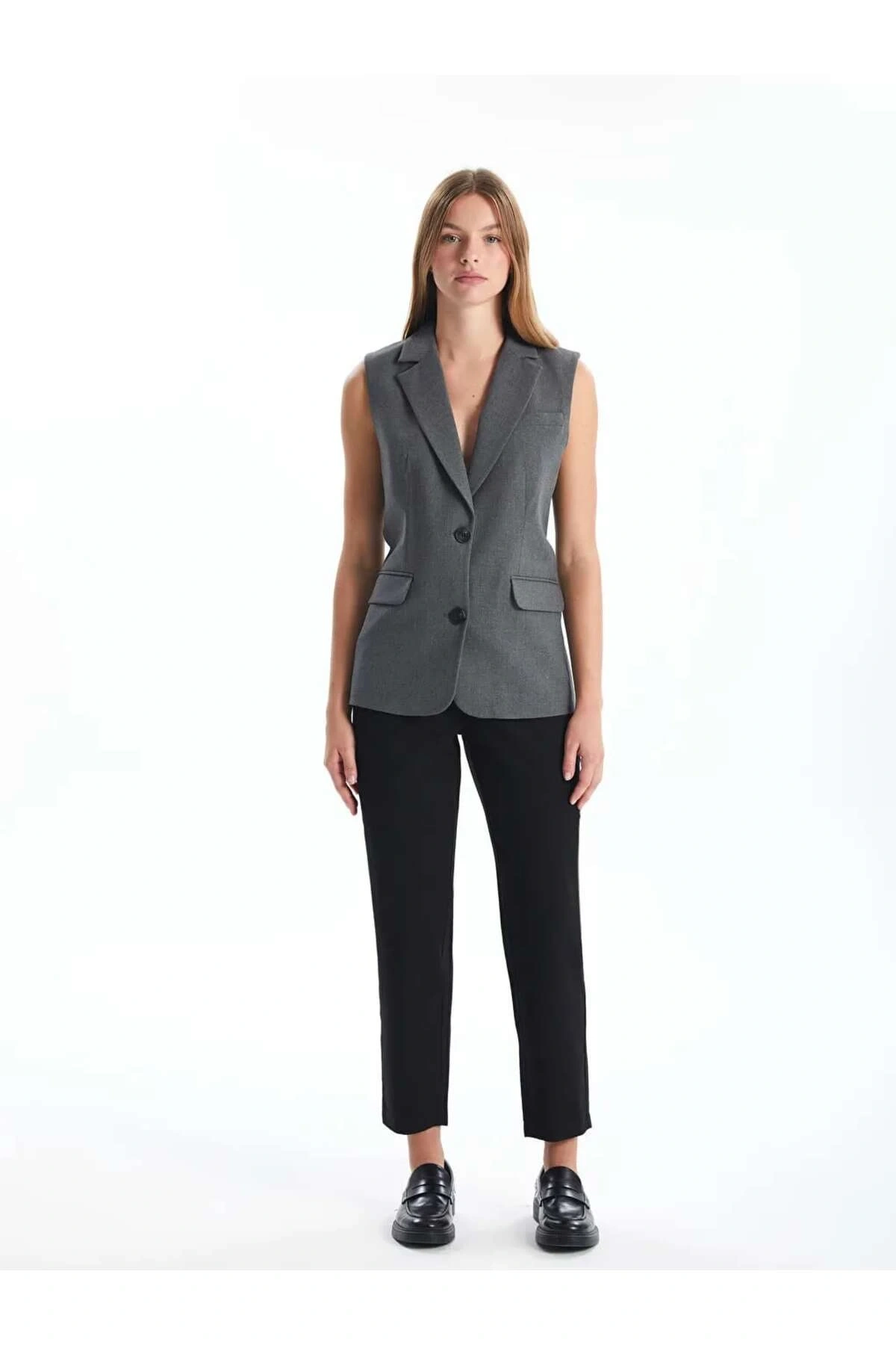 LCW Vision Siyah Standart Fit Kadın Pantolon