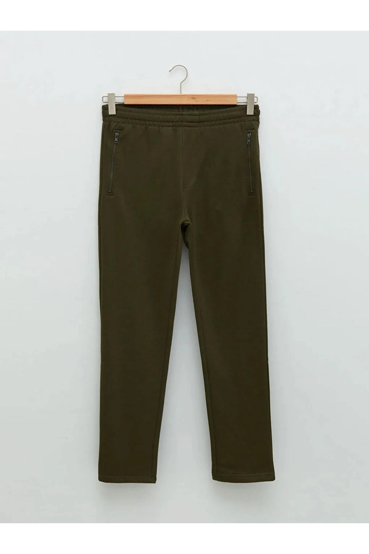 LCWAIKIKI Basic Haki Standart Kalıp Erkek Kalın Eşofman Altı