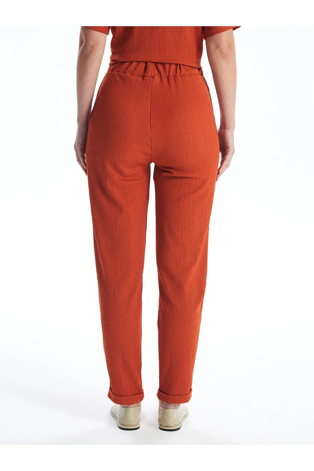 LCWAIKIKI Basic Kadın Beli Lastikli Düz Pantolon