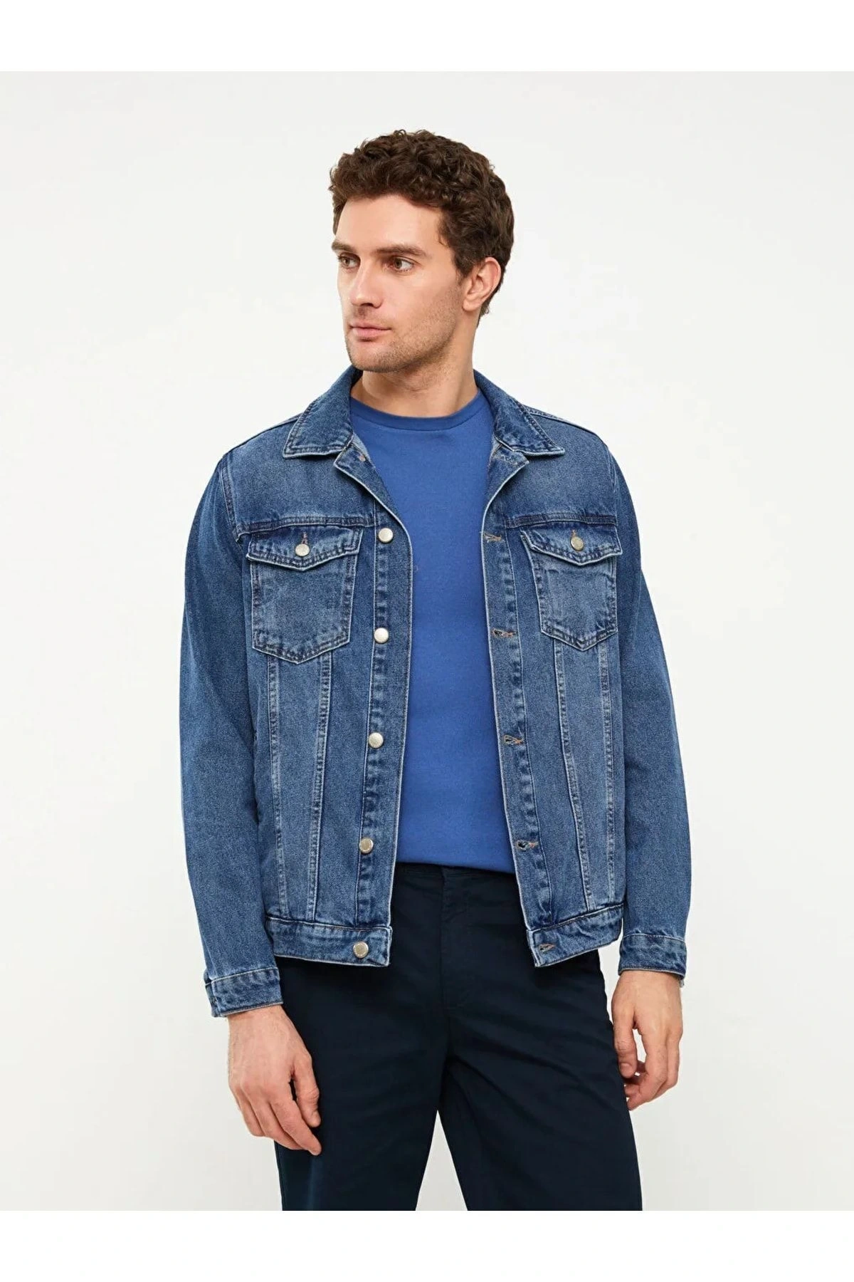 LCWAIKIKI Basic Rahat Kalıp Gabardin Erkek Bermuda Şort