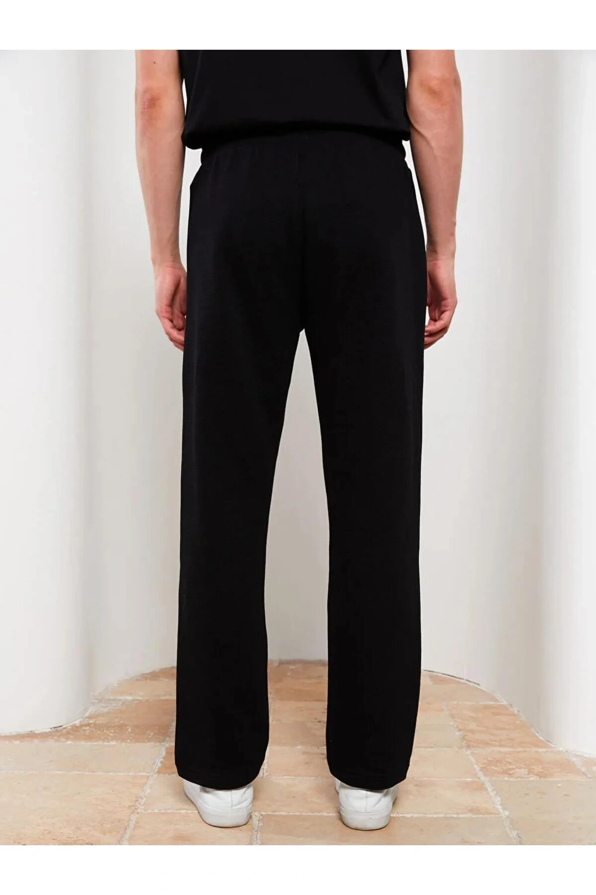 LCWAIKIKI Basic Siyah Rahat Kalıp Erkek Eşofman Altı