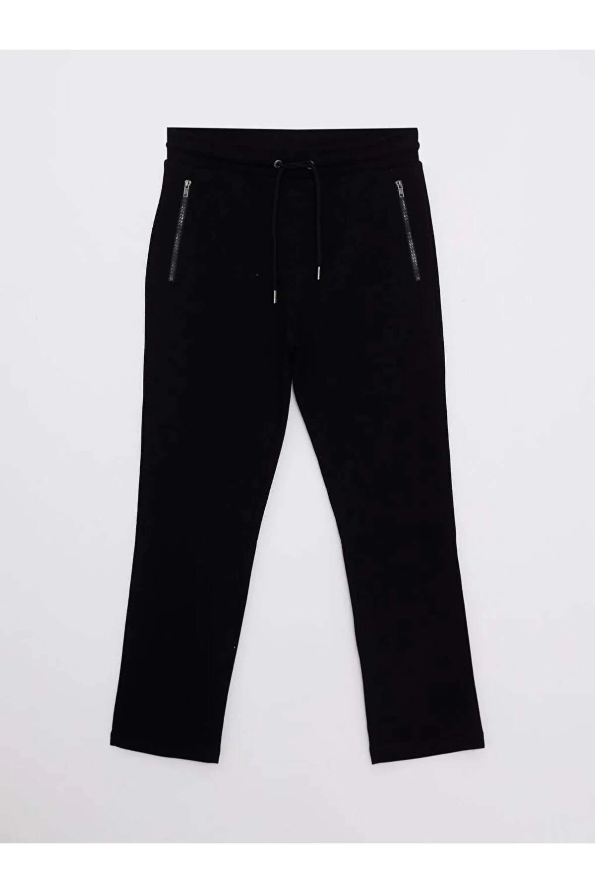 LCWAIKIKI Basic Siyah Rahat Kalıp Erkek Eşofman Altı