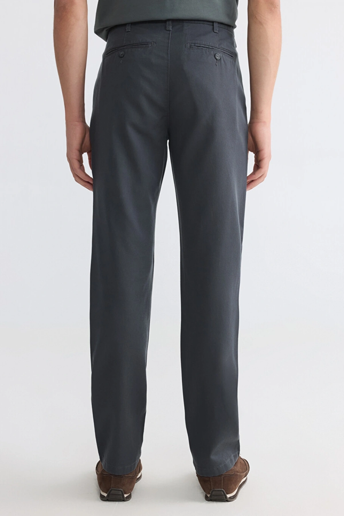 LCWAIKIKI Classic Antrasit Regular Fit Erkek Chino Pantolon