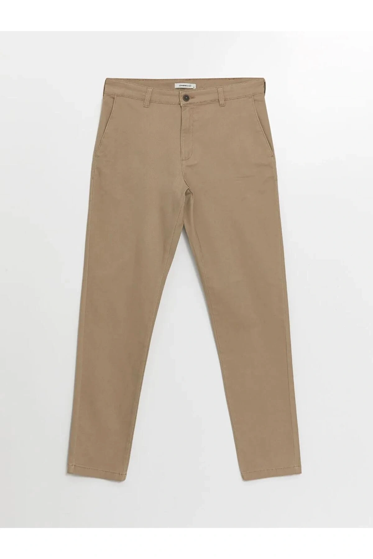 LCWAIKIKI Classic Bej Dar Kalıp Erkek Chino Pantolon
