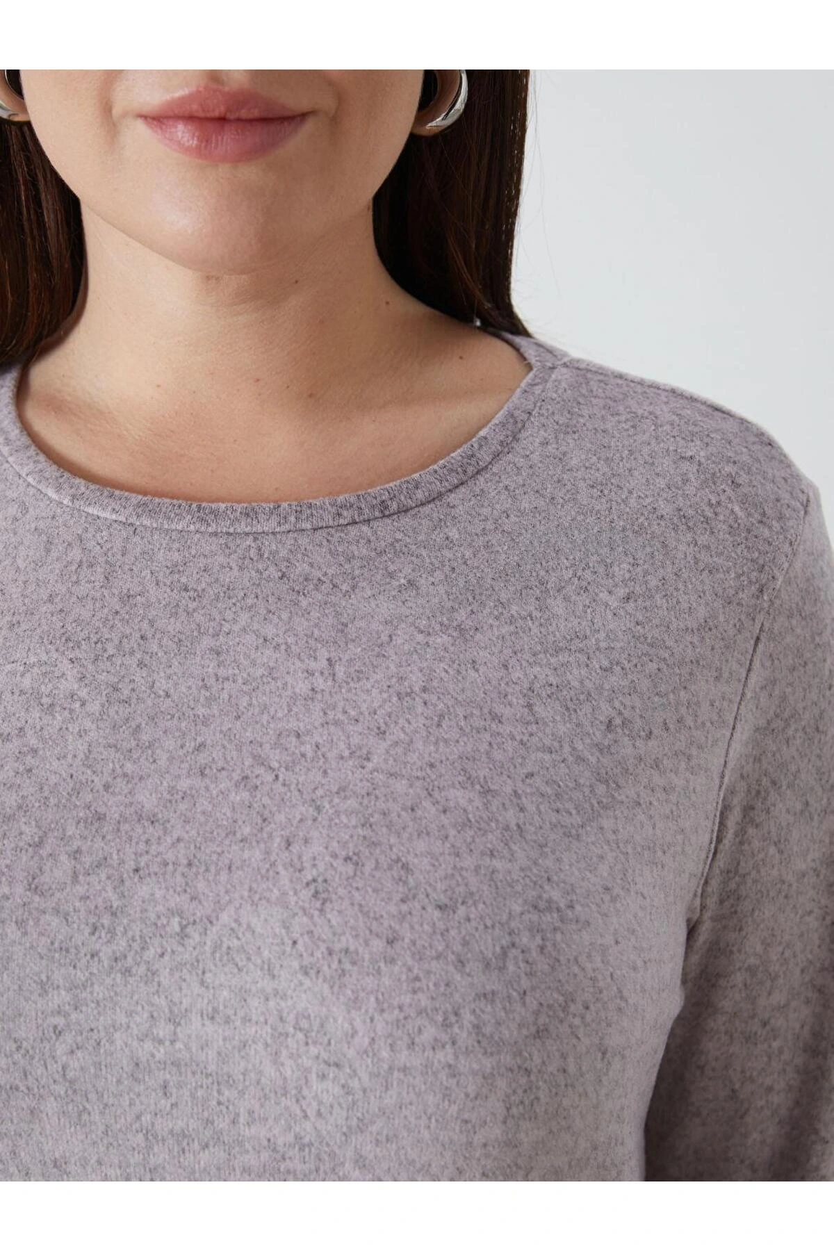 LCWAIKIKI Classic Bisiklet Yaka Kadın Tişört