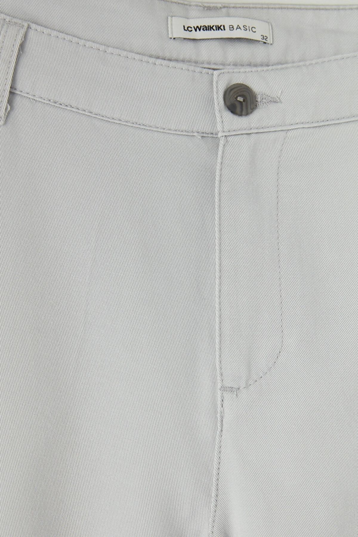 LCWAIKIKI Classic Gri Regular Fit Erkek Chino Pantolon