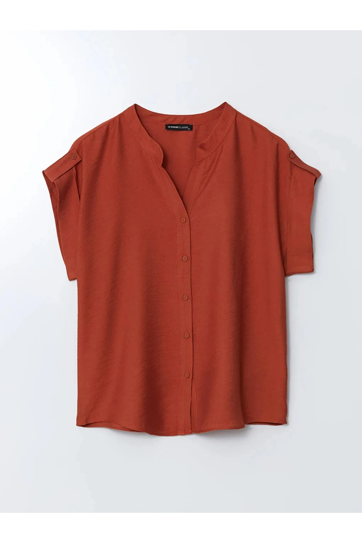 LCWAIKIKI Classic Kaçık Yaka Oversize Kadın Bluz