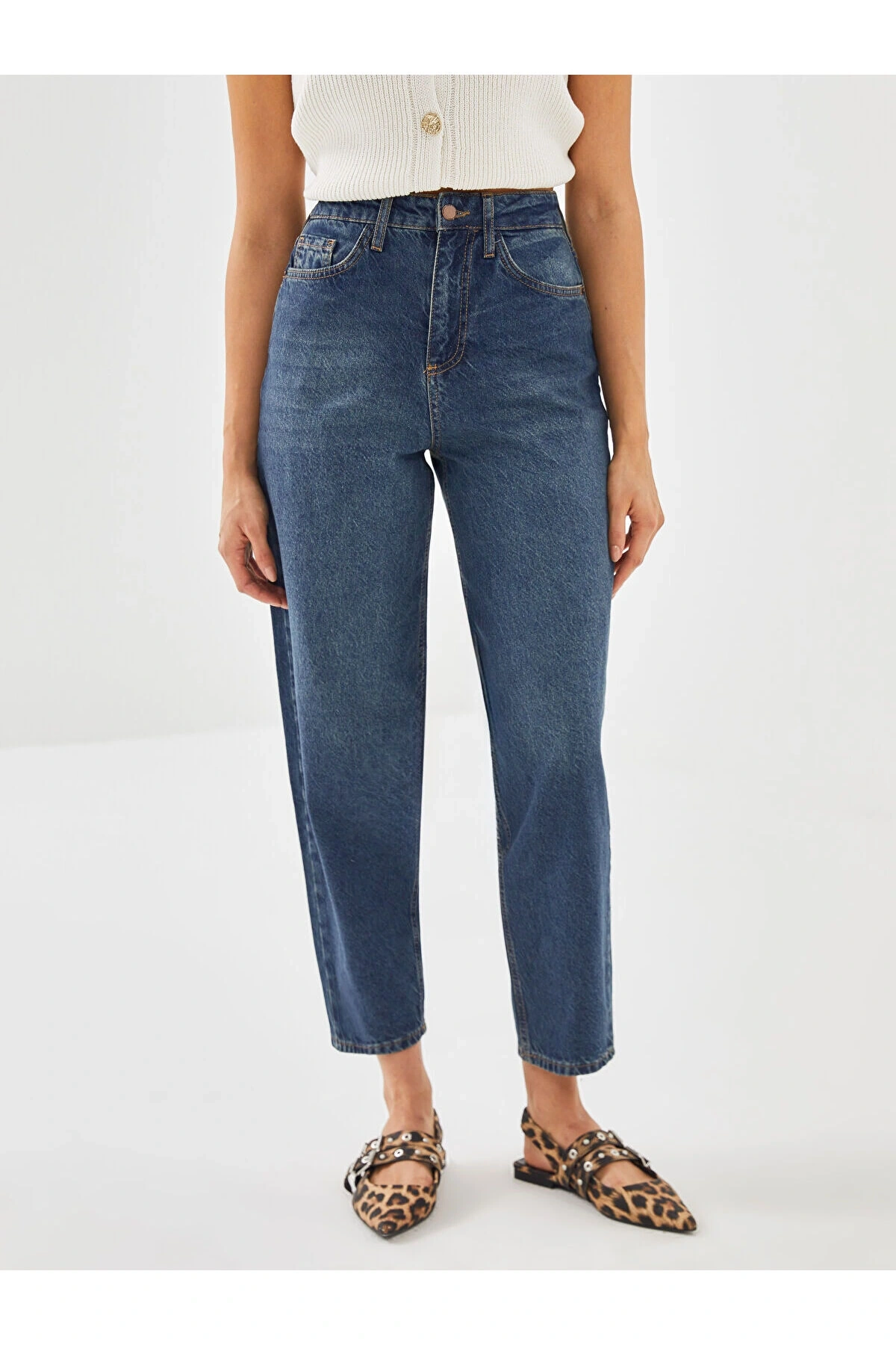 Lcwk Balloon Fit Kadın Jean Pantolon
