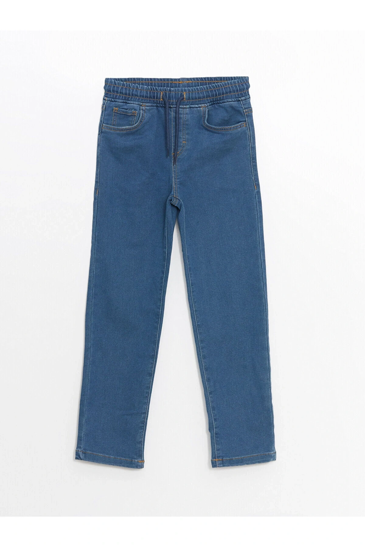 Lcwk Beli Lastikli Slim Fit Erkek Çocuk Jean Pantolon