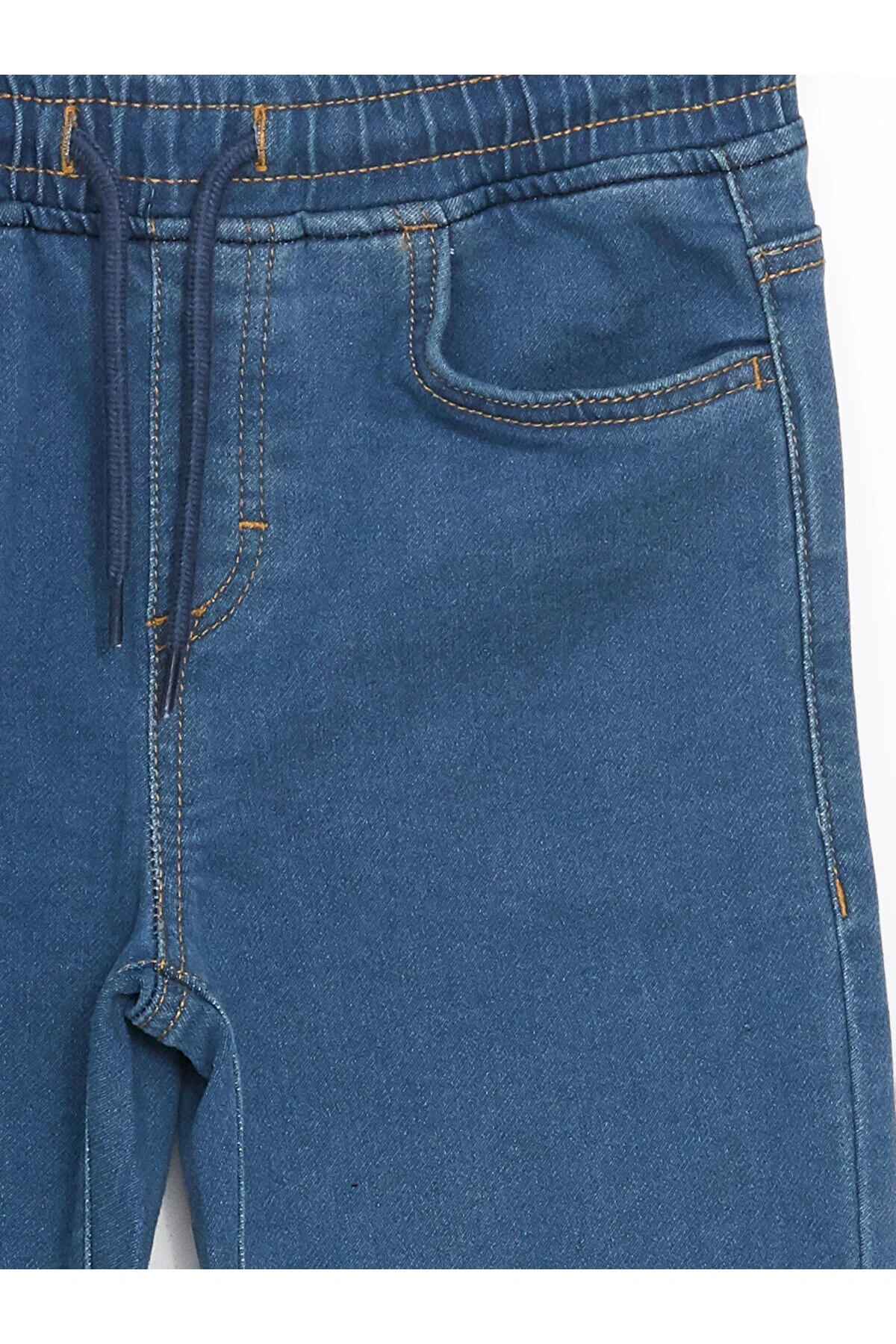 Lcwk Beli Lastikli Slim Fit Erkek Çocuk Jean Pantolon