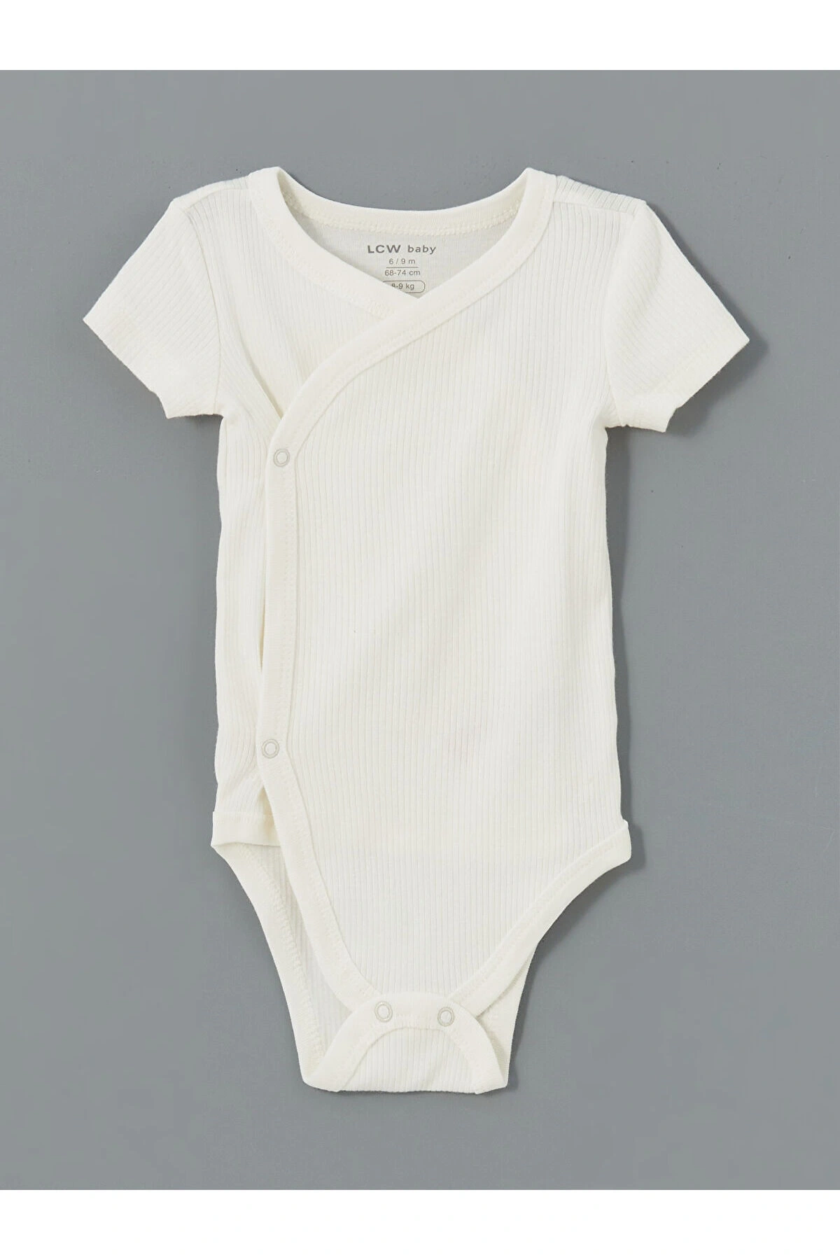 Lcwk Bisiklet Yaka Kız Bebek Çıtçıtlı Body 2li