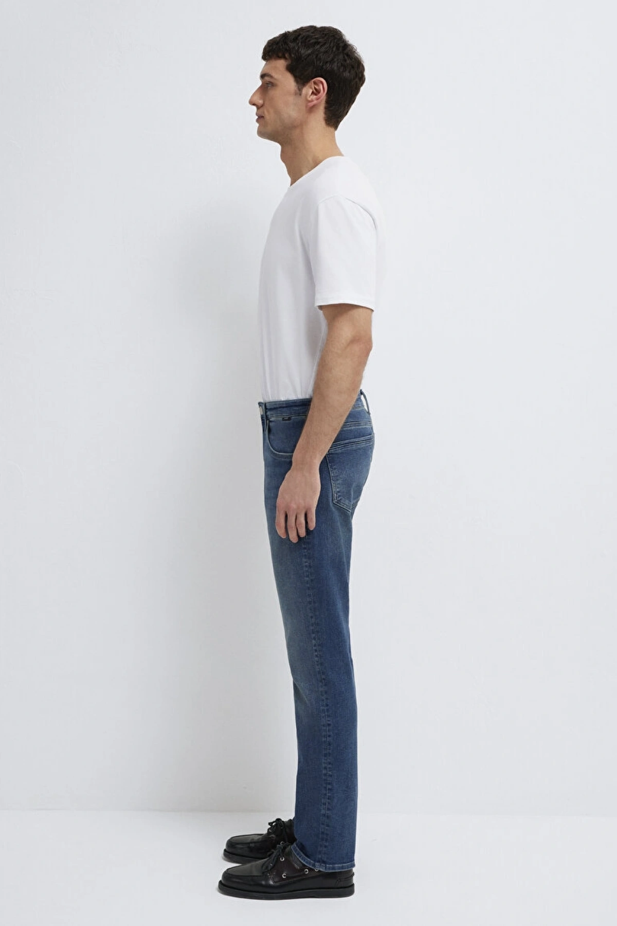 Marcus Premium Blue Vintage Koyu Mavi Jean Pantolon