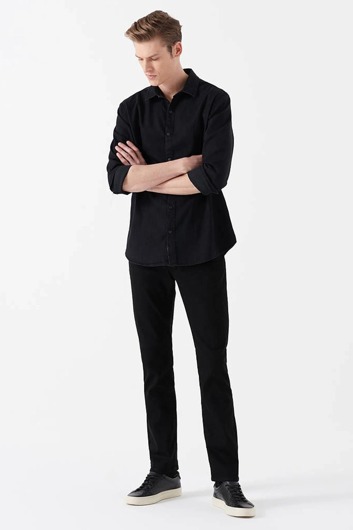 MARTIN Black Coated Mavi Black