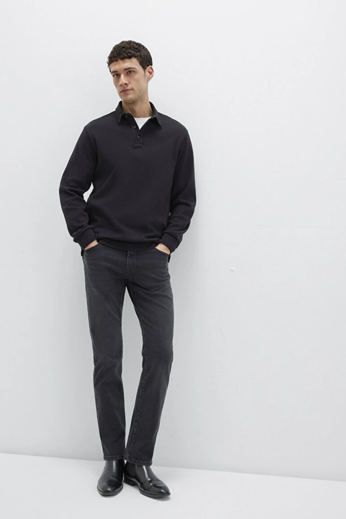 Martin Mavi Black Duman Gri Smoke Jean Pantolon