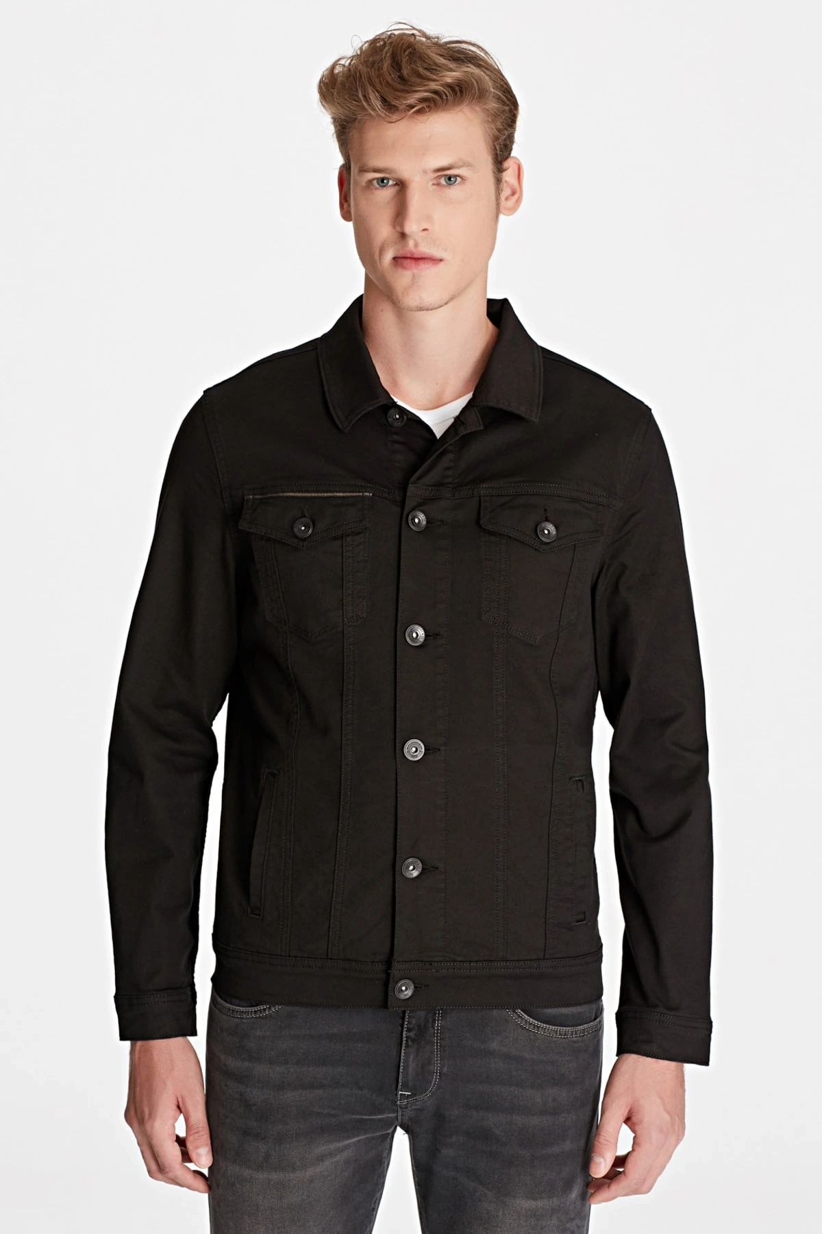 Mavi Erkek Frank Siyah Jean Ceket