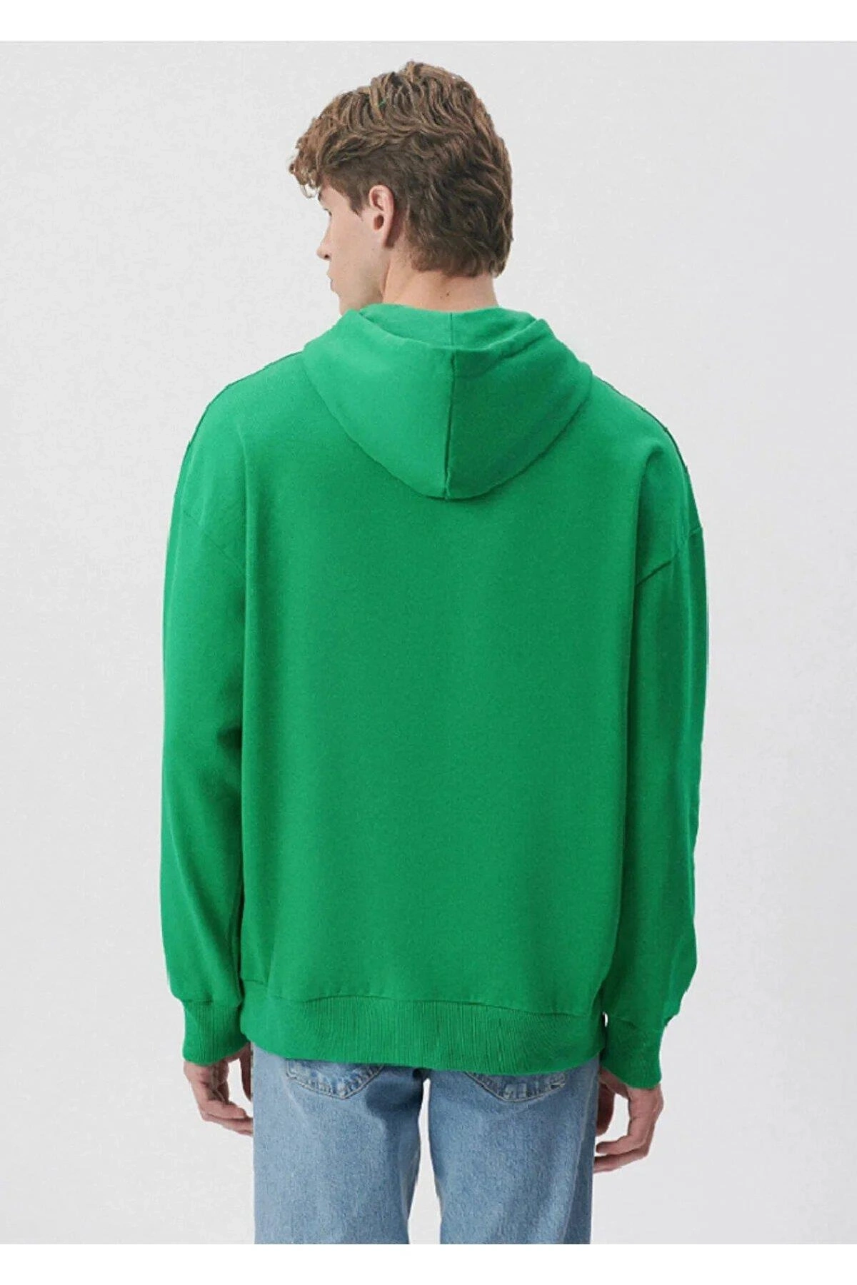 Mavi Erkek Kapüşonlu Sweatshırt M0610062 Yeşil