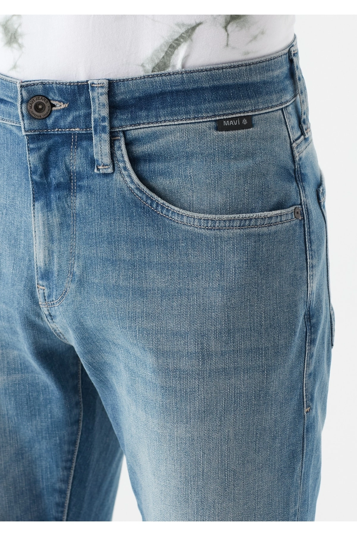 Mavi Erkek Marcus Lt Brushed Mavi Premium Comfort Jean Pantolon