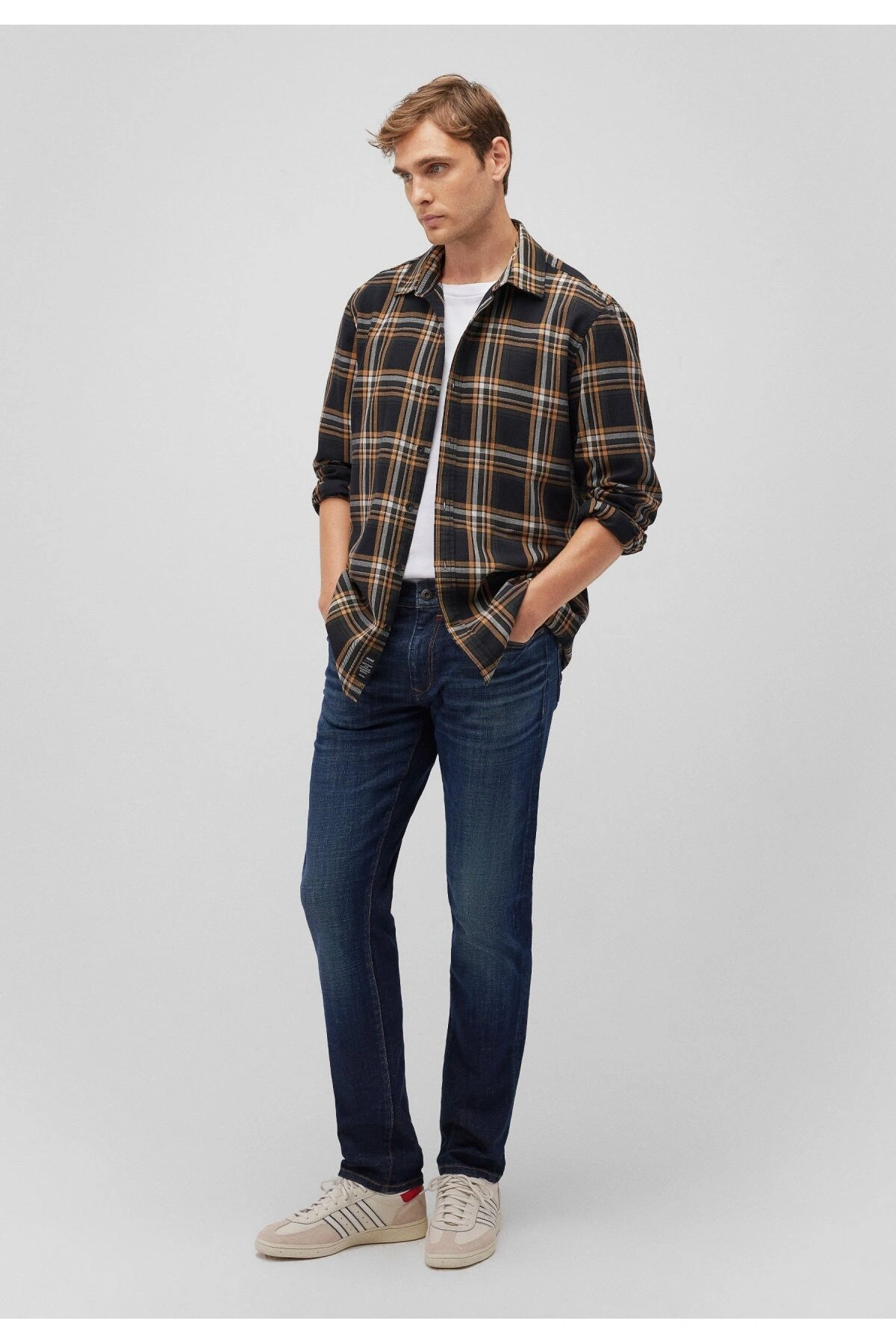 MAVİ KARELİ GÖMLEK