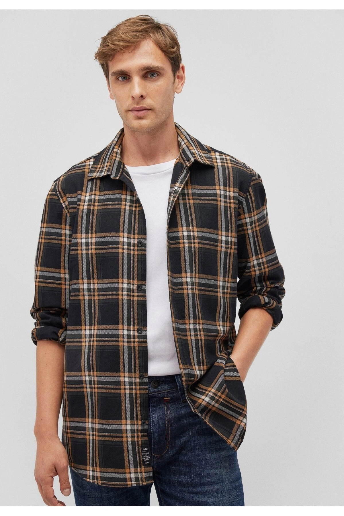 MAVİ KARELİ GÖMLEK