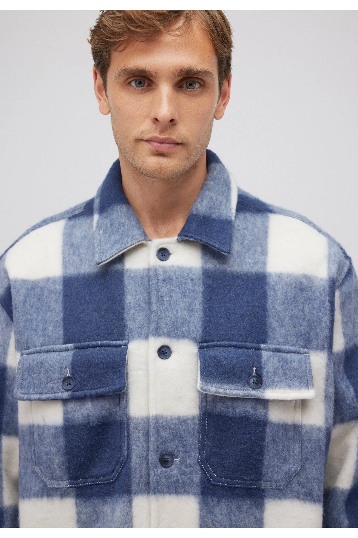 Mavi MAVİ KARELİ GÖMLEK