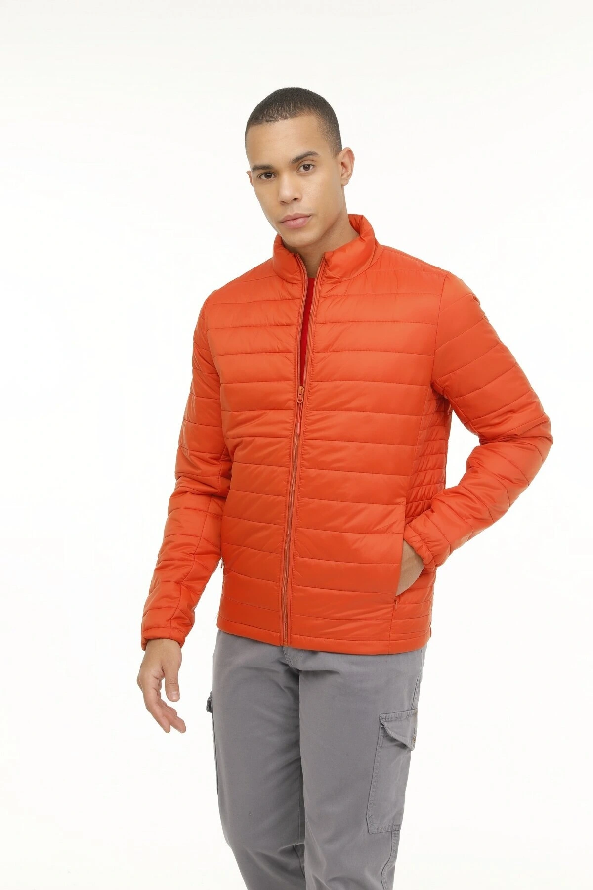 MB BASIC PADDED COAT 3PR Turuncu Erkek Mont