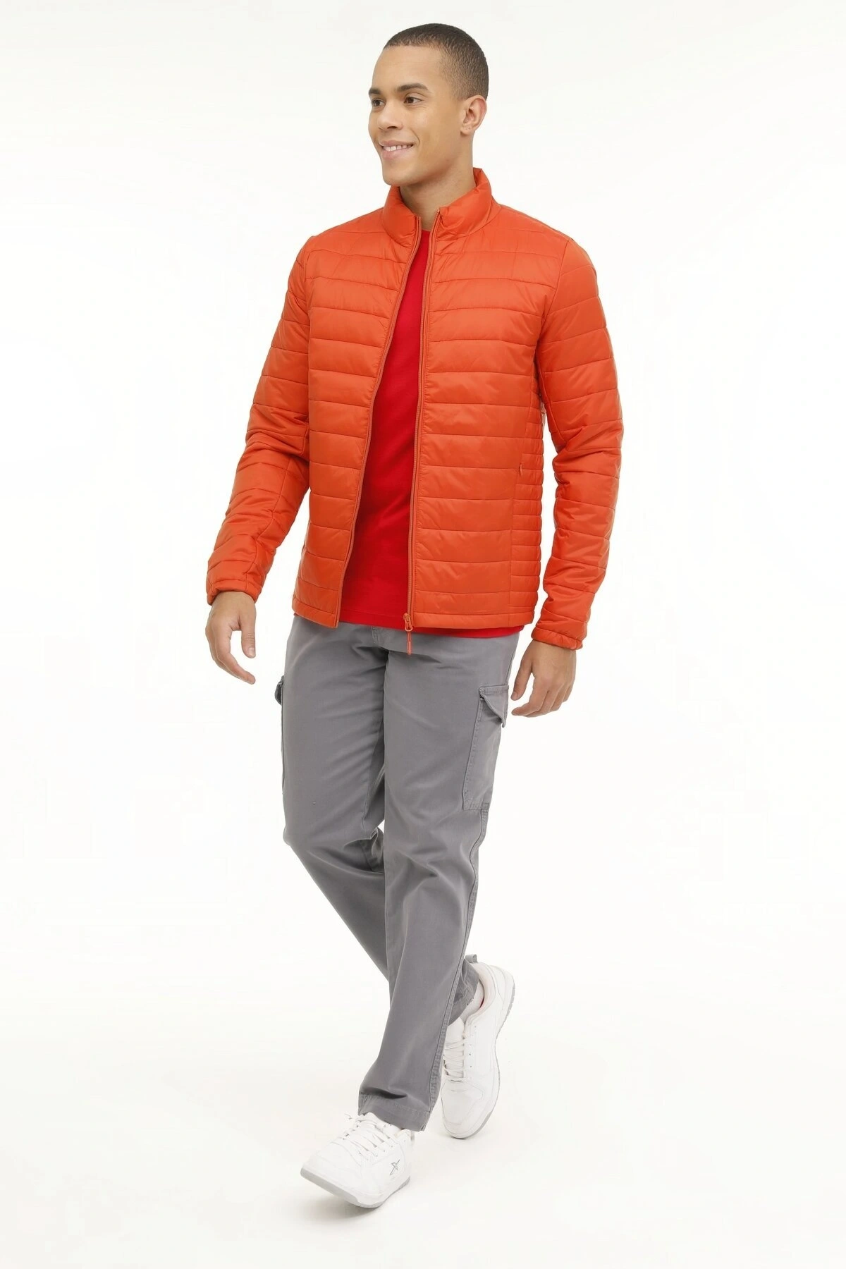 MB BASIC PADDED COAT 3PR Turuncu Erkek Mont