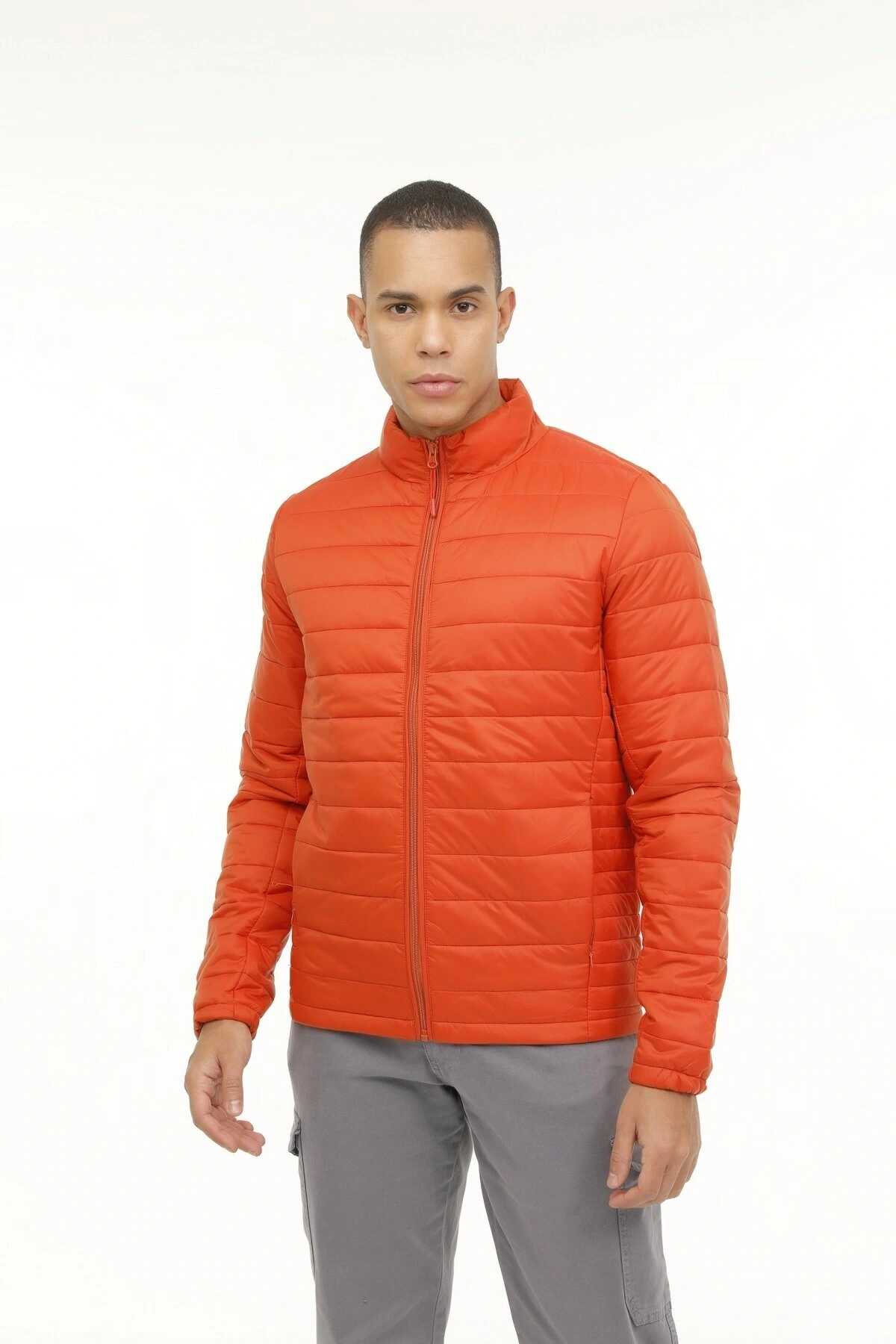 MB BASIC PADDED COAT 3PR Turuncu Erkek Mont