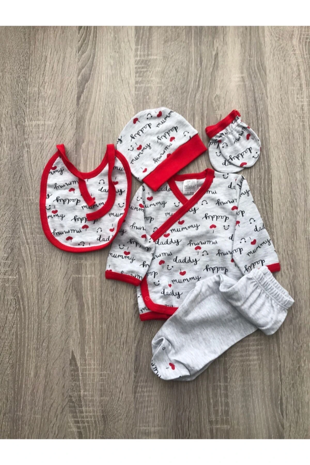 Misket Bebek Yenidoğan Pamuklu Set