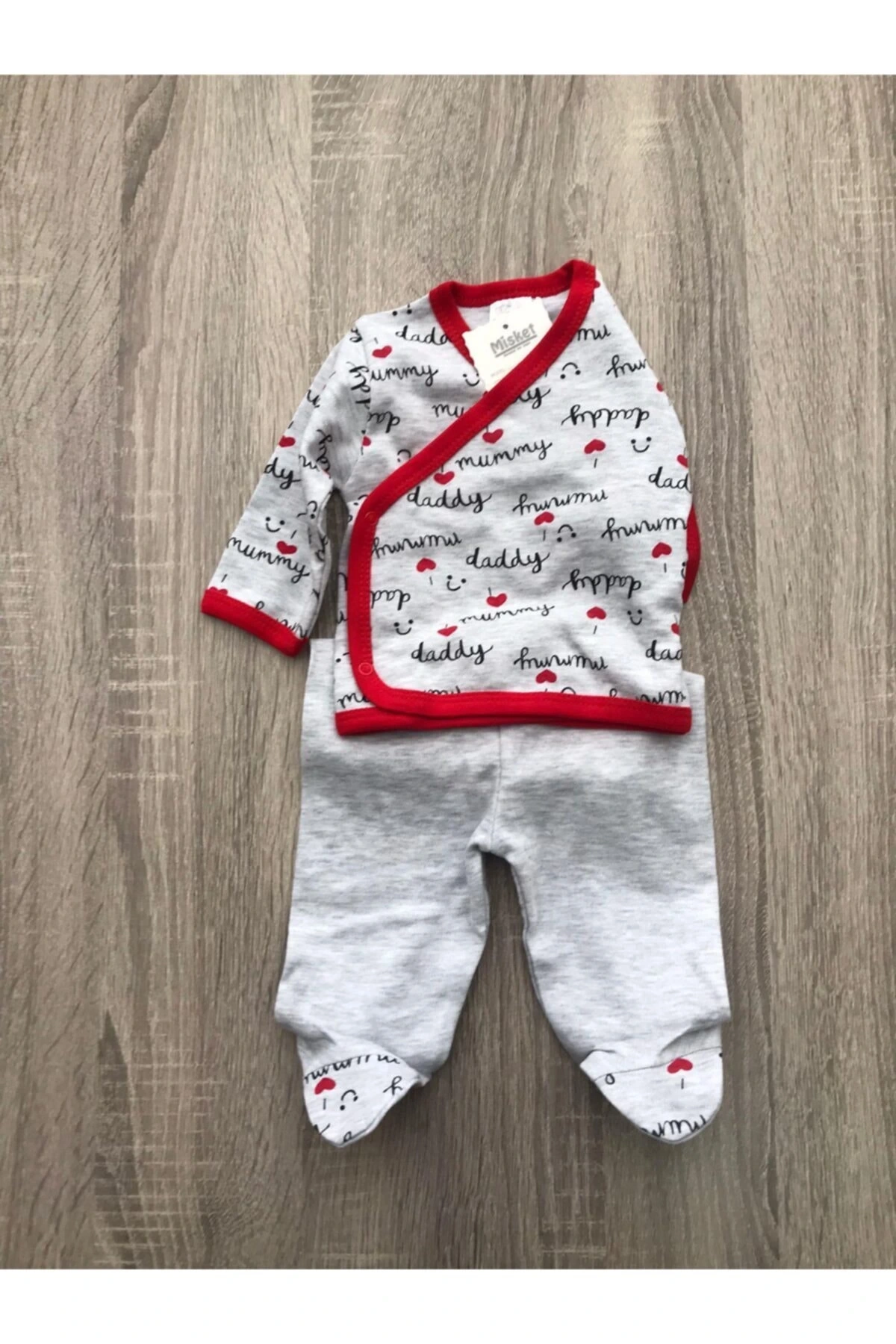 Misket Bebek Yenidoğan Pamuklu Set