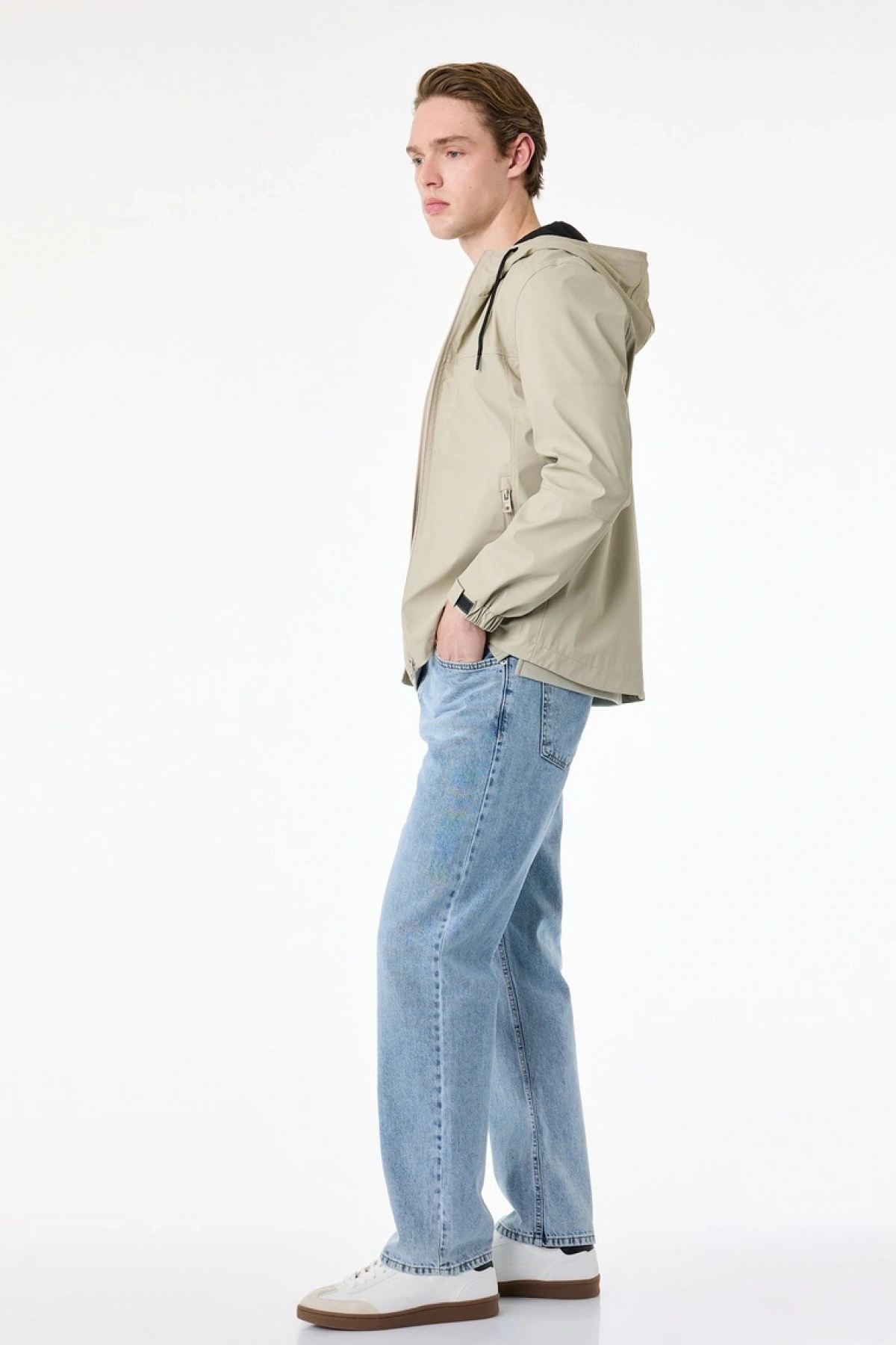 Pamuklu 5 Cepli Normal Bel Vintage Straight Fit Jean Pantolon