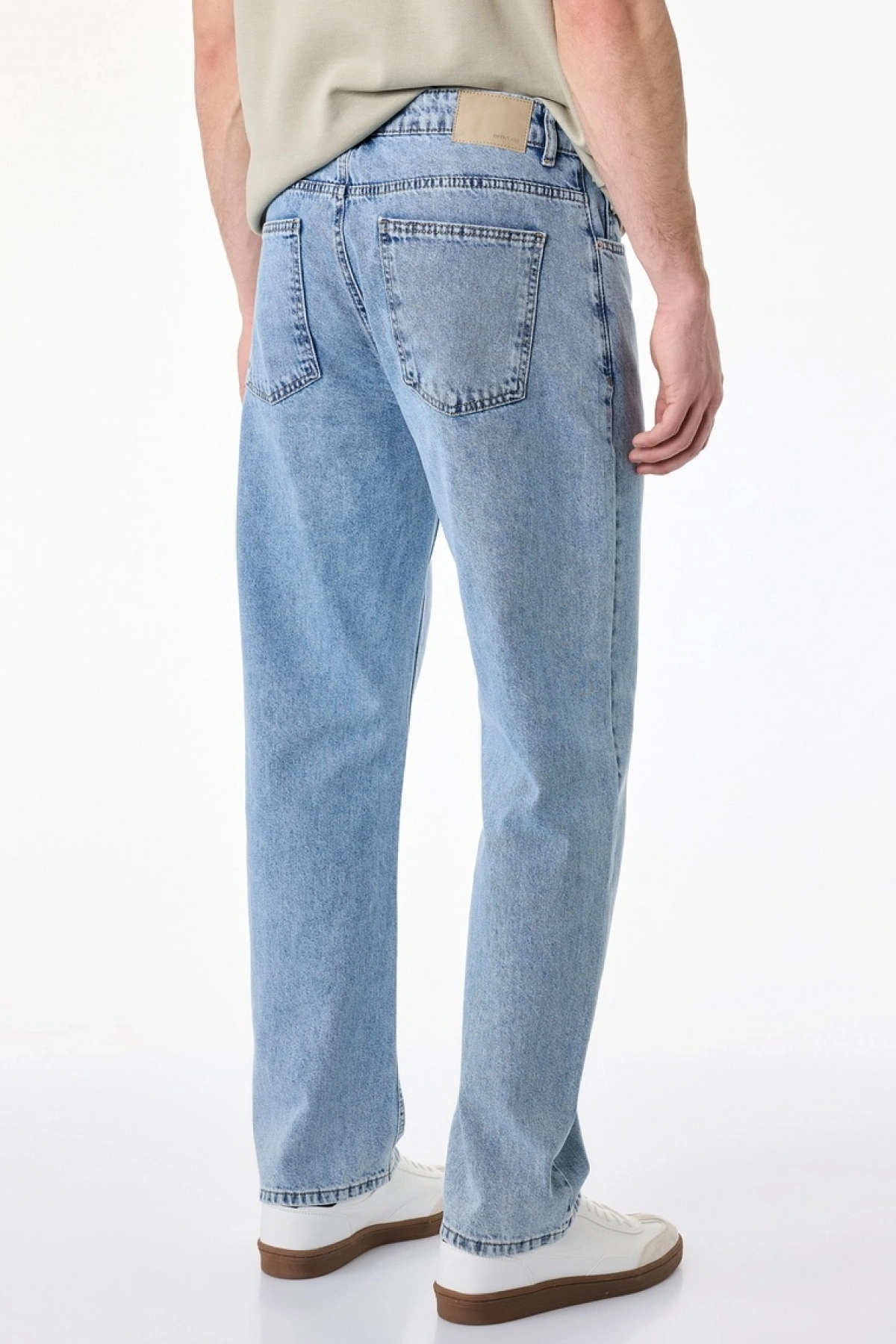 Pamuklu 5 Cepli Normal Bel Vintage Straight Fit Jean Pantolon